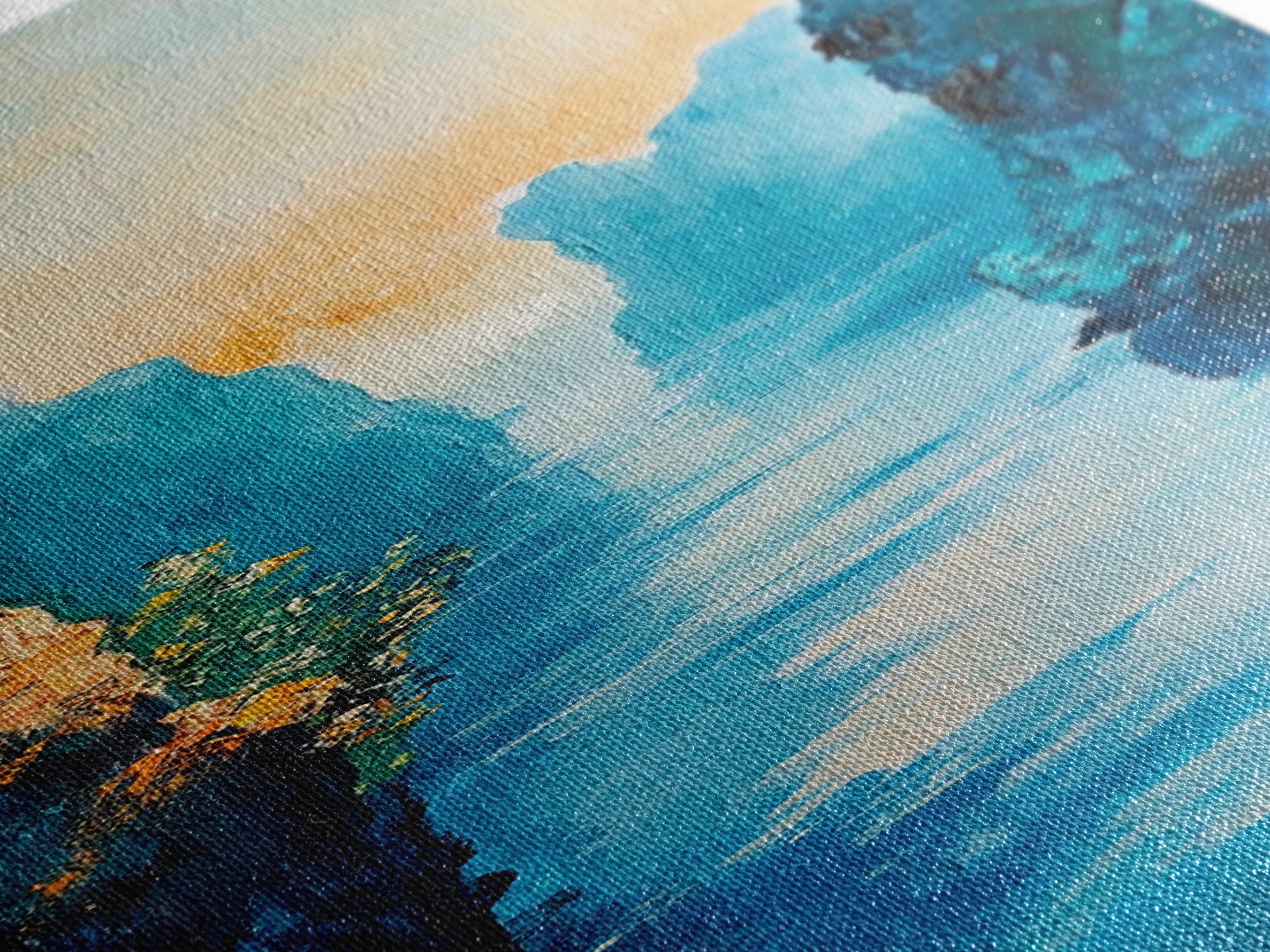 Canyon River, Southwest Wall Art, Moody Landscape, Nature Wall Art, Vertical Wall Art, Living Room Art, Canvas Print