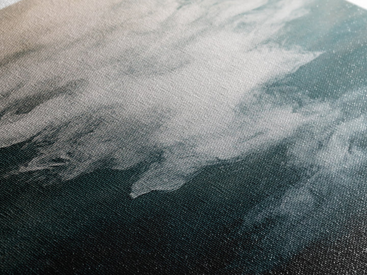 Abstract Smoke Art, Moody Wall Art, Wabi Sabi Art, Minimalist Painting, Dark Romance Painting, Framed Canvas Print, Vertical Art