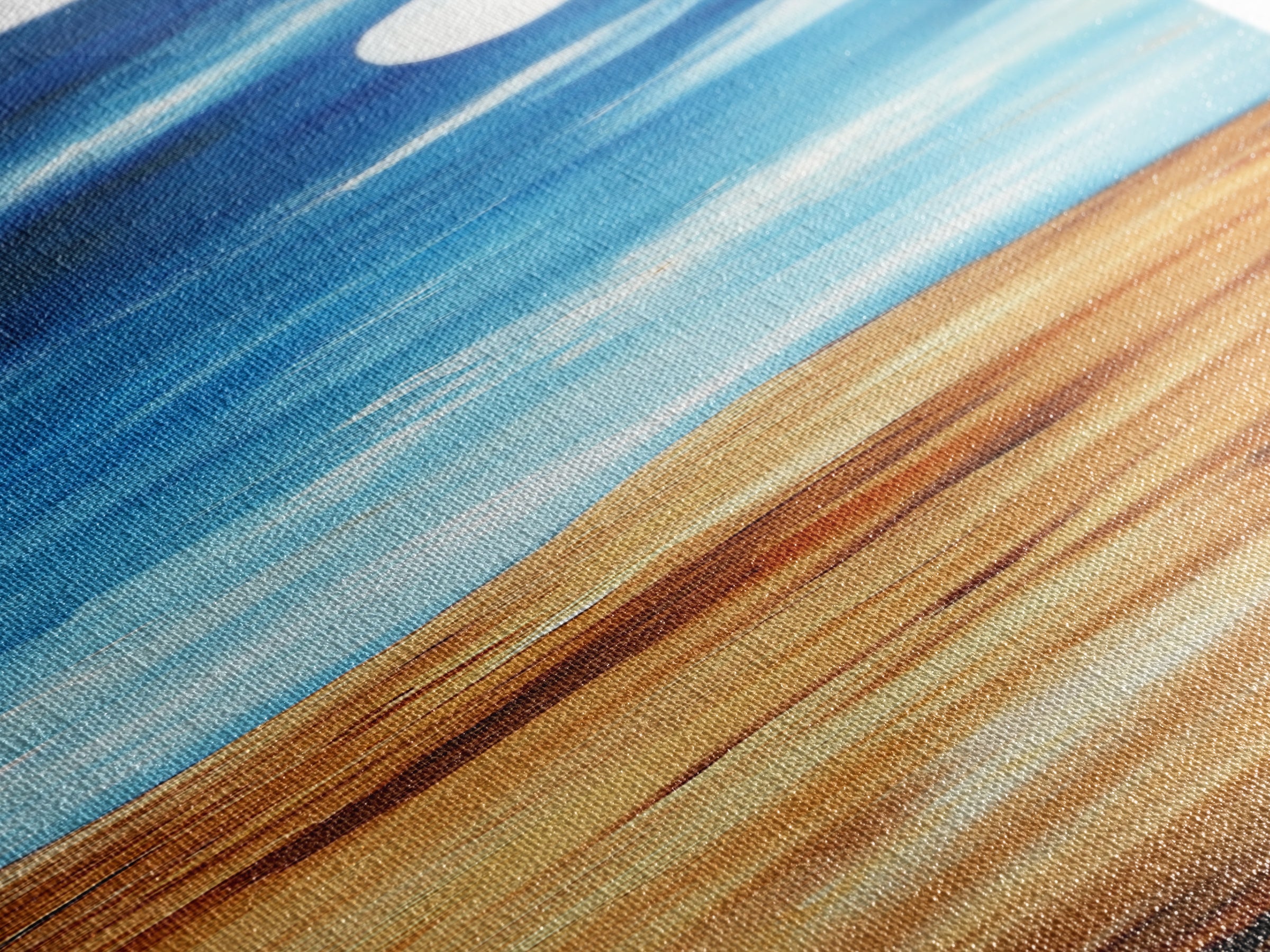 Desert Moon, southwest wall art, framed canvas print, boho art, landscape painting, rustic wall art, above couch art