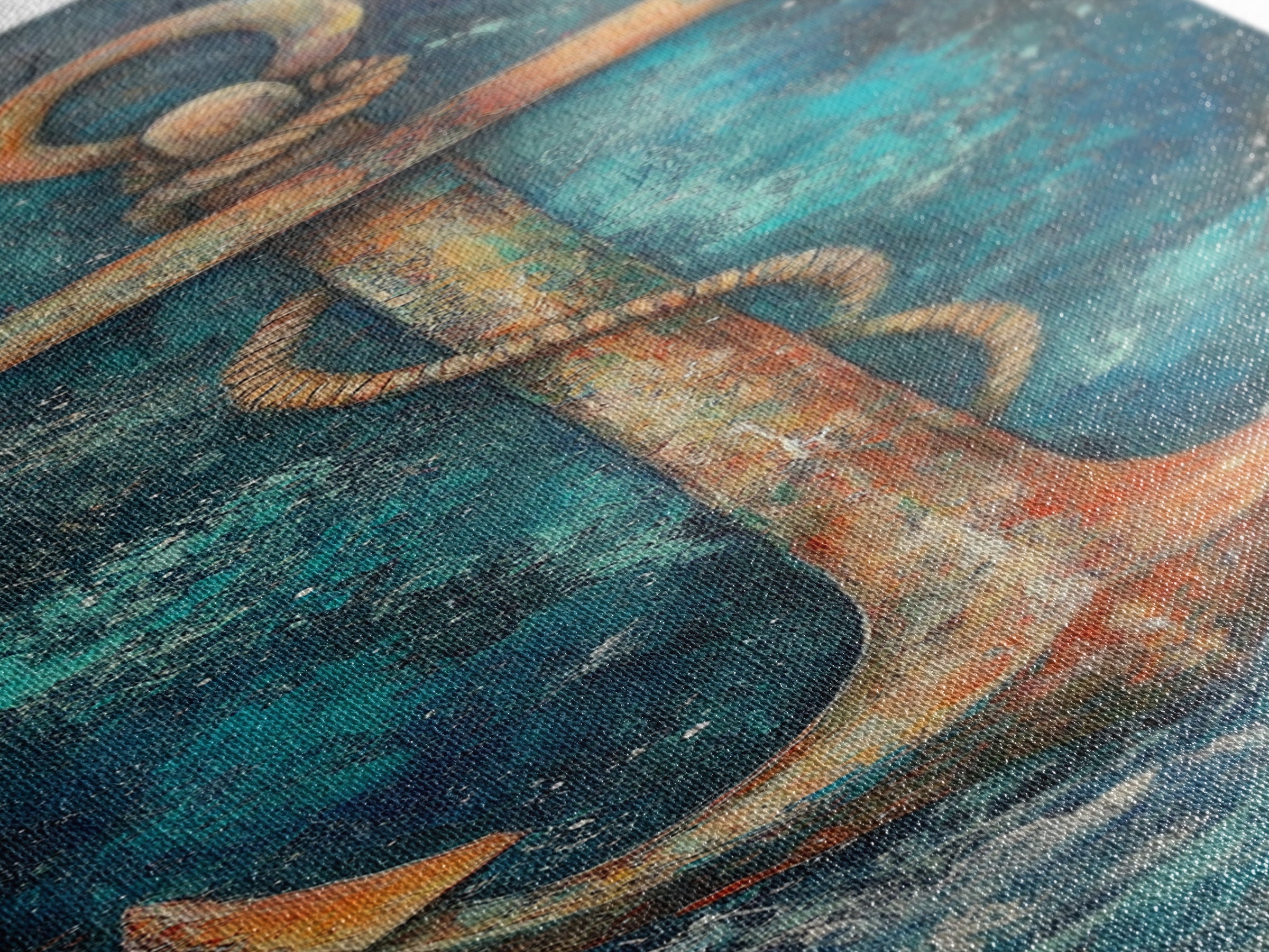 Anchor, Nautical Decor, Framed Canvas Print, nautical wall art, coastal decor, maritime art, rustic wall art, beach house decor, gift idea