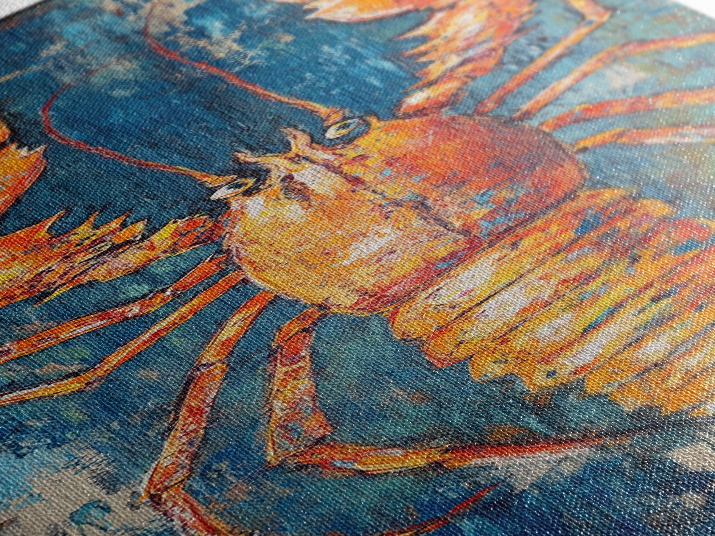 Lobster Painting, Coastal Wall Art, Nautical Decor, Seafood Art, Framed  Print, Rustic Wall Art, Farmhouse Art, Kitchen Wall Art