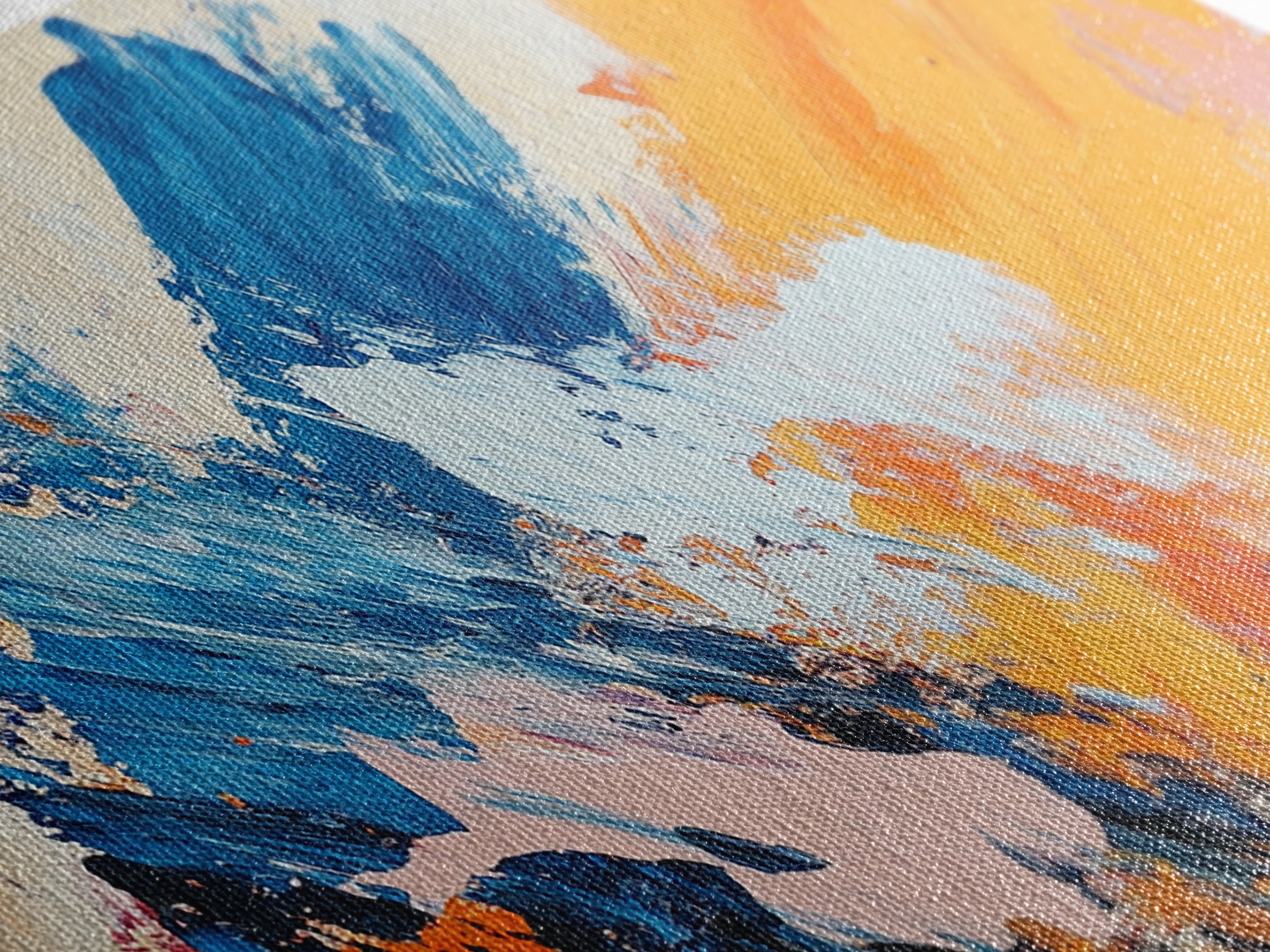 Abstract Splash, Pink Orange Wall Art, Canvas Print, Blue And Green Wall Art, Teal Wall Art, Light Pink Wall Art, Whimsical Art