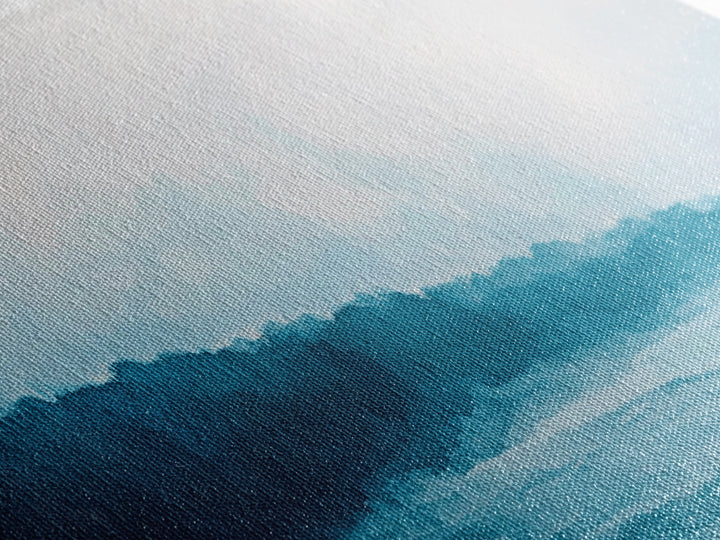 Coastal landscape art, panoramic art, framed canvas print, extra wide art, minimalist art, nautical wall art, seascape painting