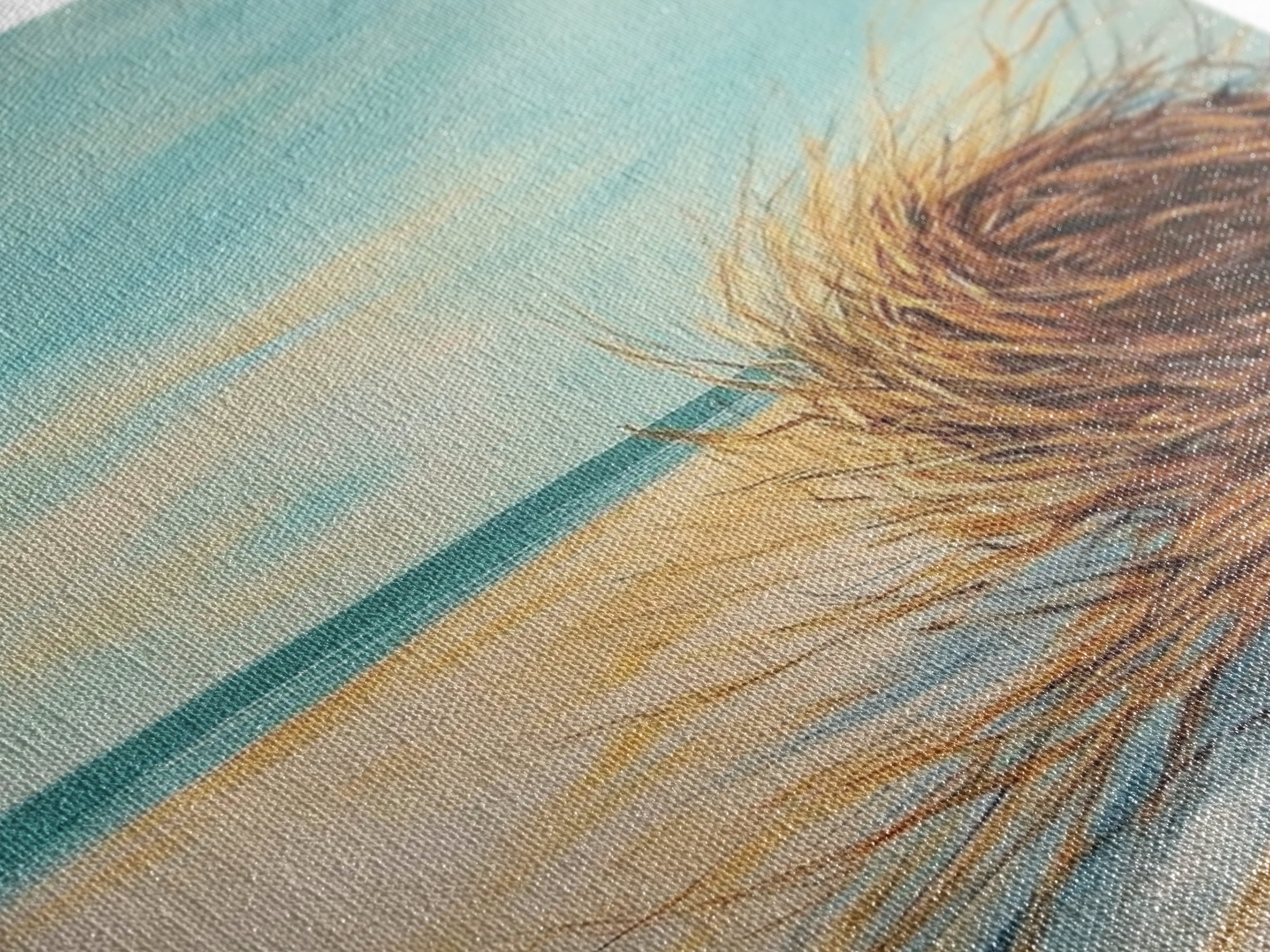 Beach Tumbleweed Painting Framed Canvas Print Coastal Wall Art Ocean Sand Decor Minimalist Art Boho Beach House Wall Accent