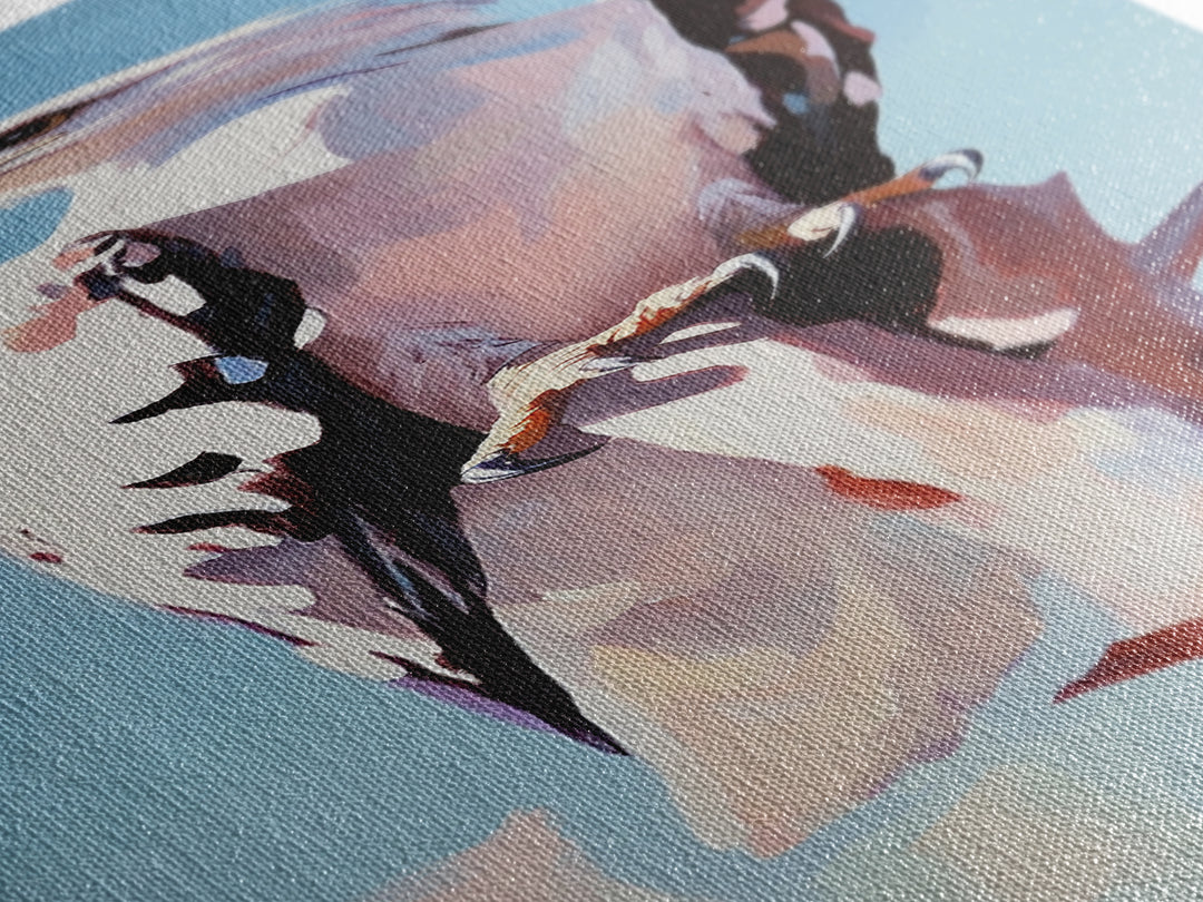 Bald Eagle, Majestic Bird, Wildlife Wall Art, Canvas Print, Nature Inspired Decor, Rustic Home Art, Minimalist Animal Paintin