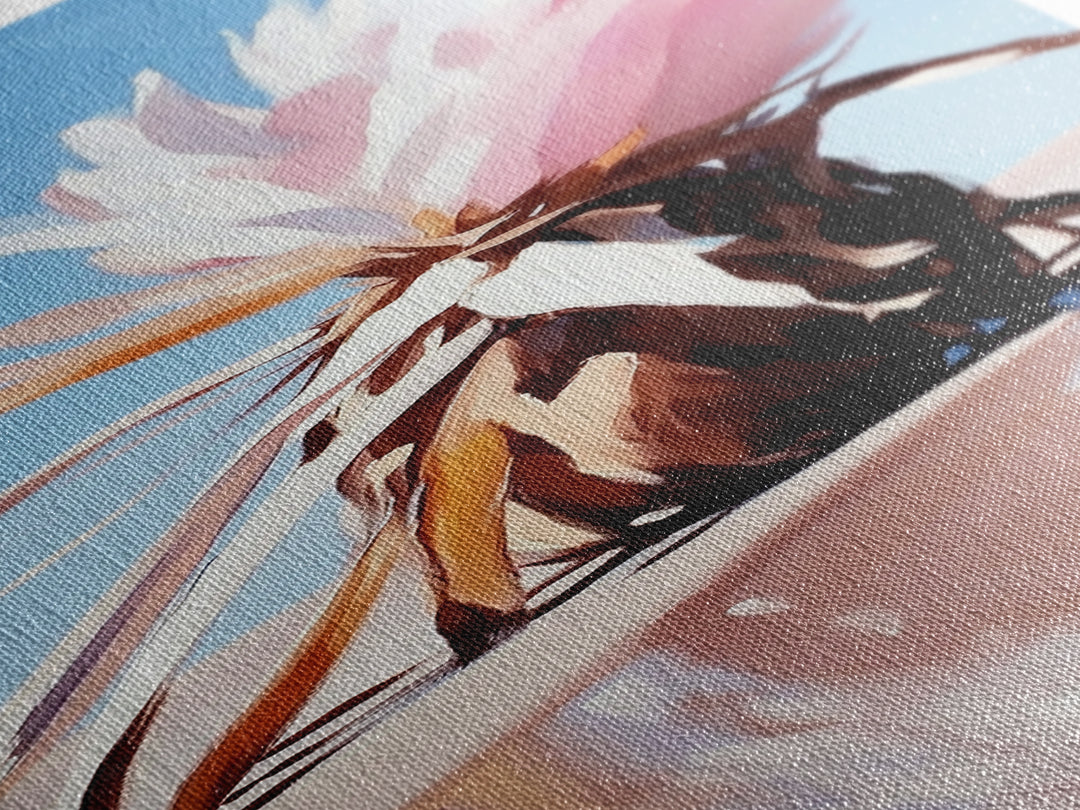 Desert Bloom, Dried Flower, Boho, Nature Wall Art, Rustic Aesthetic, Earthy Tones, Autumn Decor, Framed Canvas Print