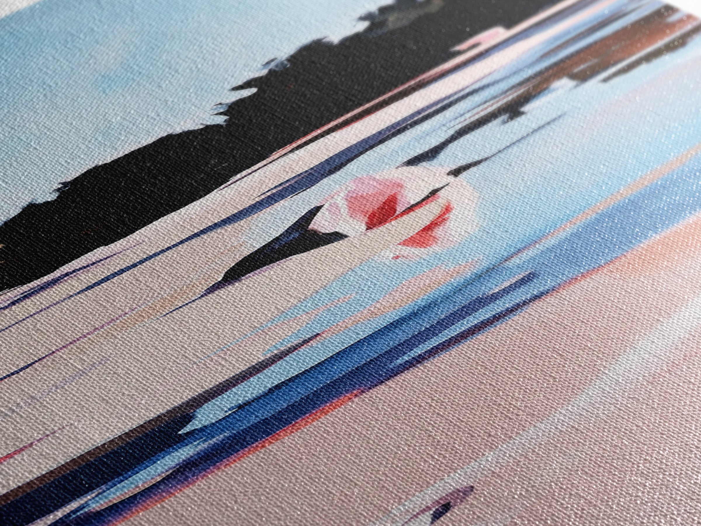 Beach Shell, Seaside Tranquility, Framed Canvas Print, Coastal Home Decor, Ocean Serenity, Boho Aesthetic, Calm and Relaxing Art