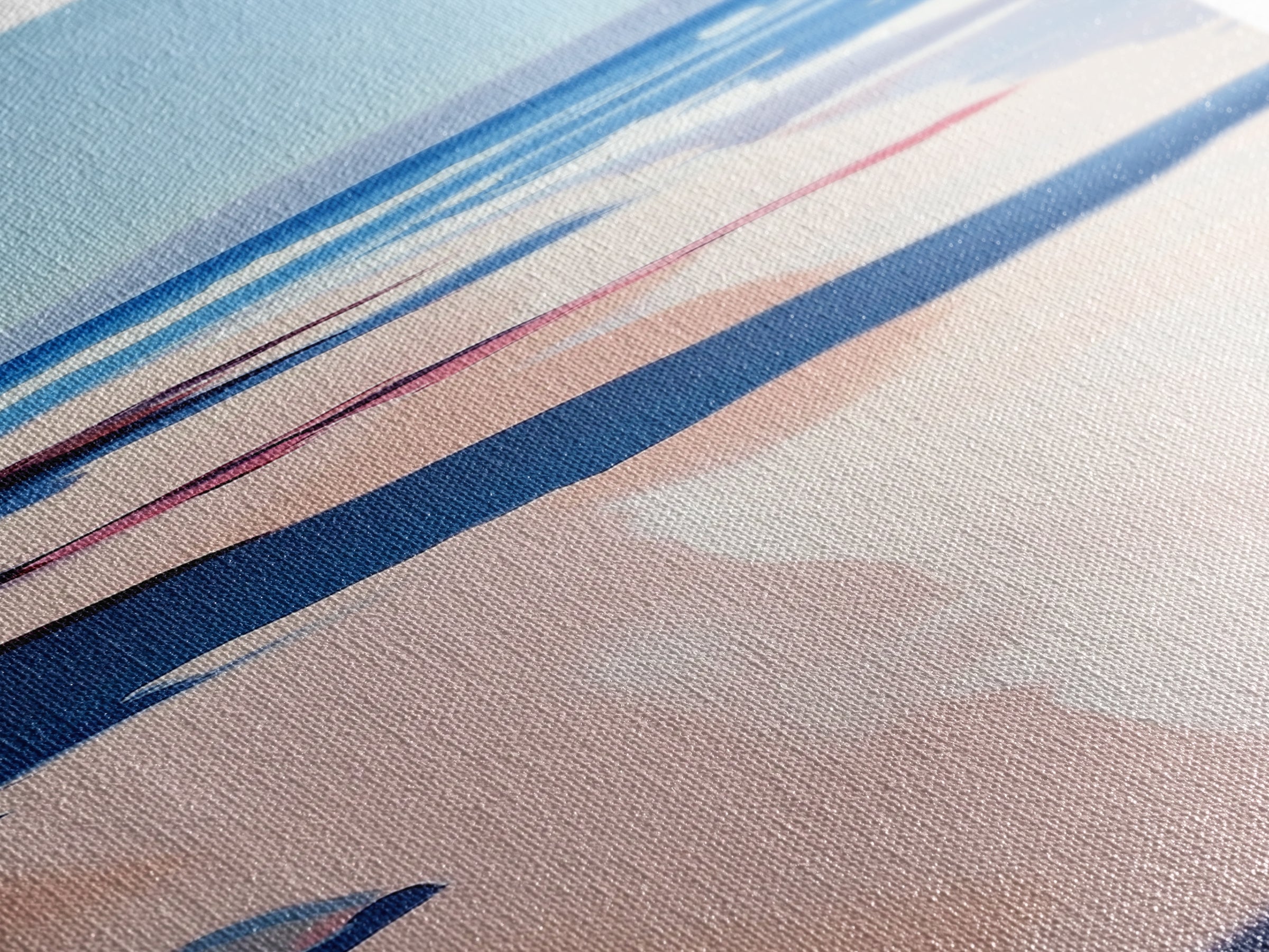 Coastal Shore, Beach Landscape, Ocean Wall Art, Framed Canvas Print, Modern Seascape, Minimalist Home Decor, Bedroom Print