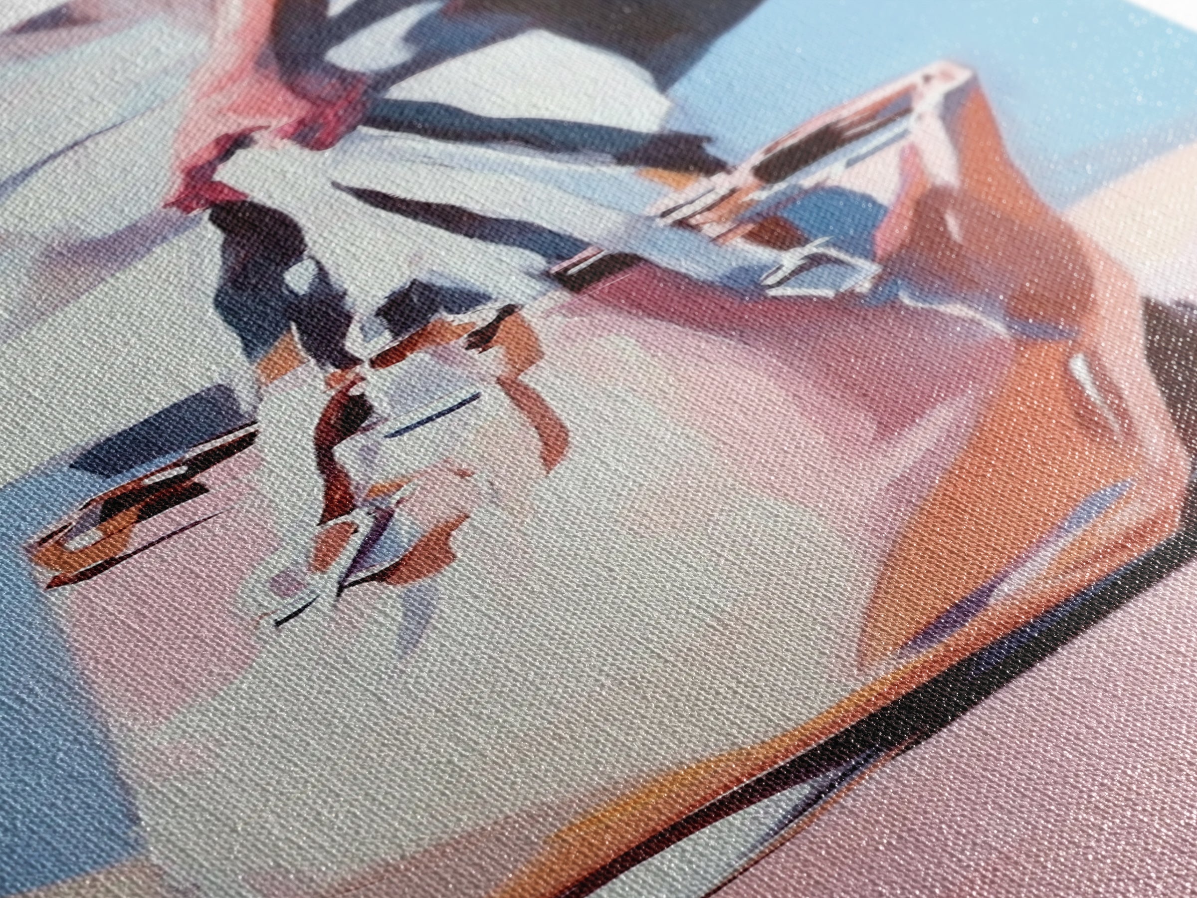 Chic Tote Bag, Fashion Illustration, Feminine Art, Pastel Minimalist Art, Modern Wall Decor, Stylish Bedroom, Framed Canvas Print