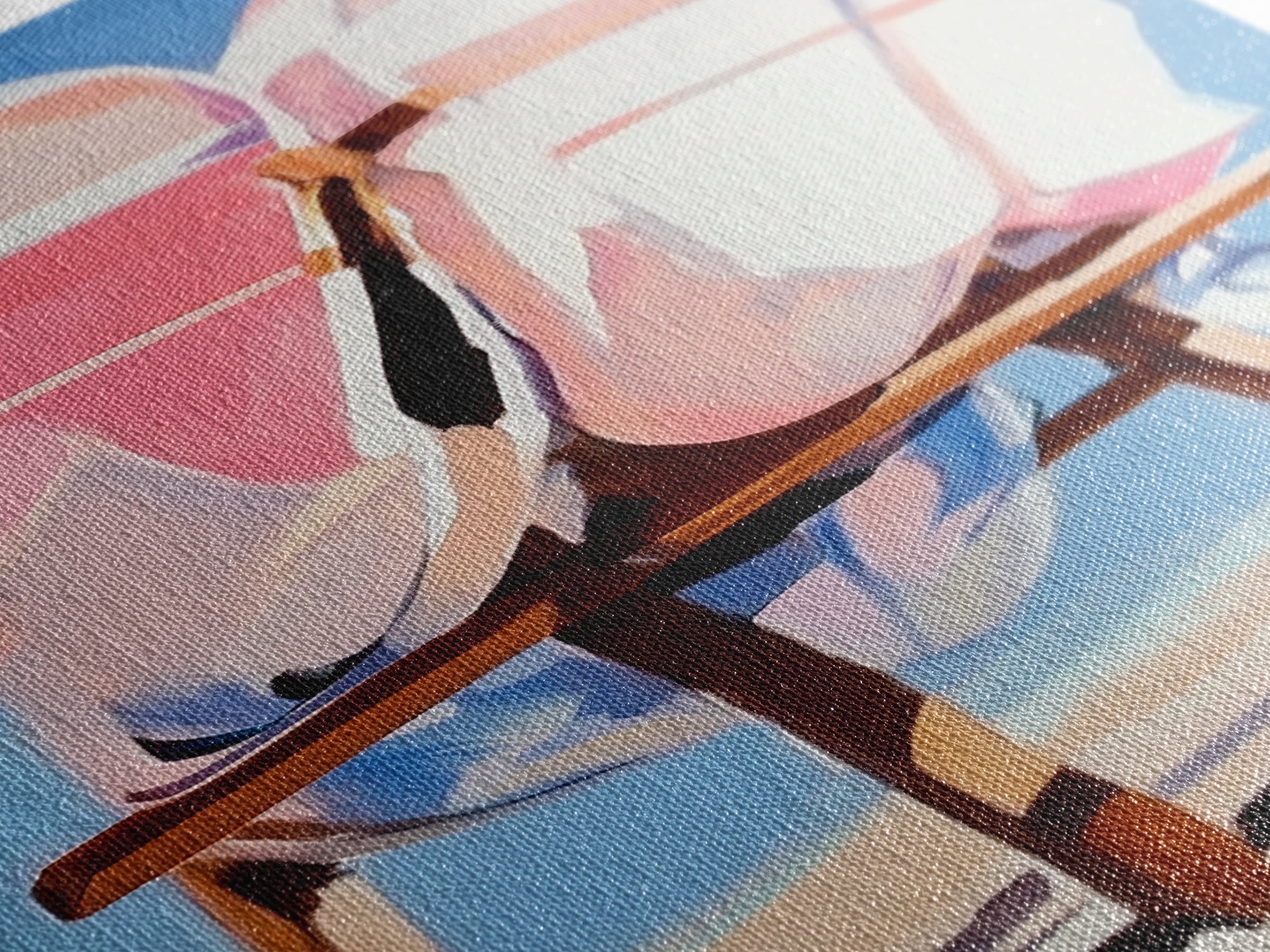 Beach Kayaks, Coastal Wall Art, Nautical Decor, Canvas Print, Minimalist Art, Modern Home Art, Summer Aesthetic, Boho Wall Art