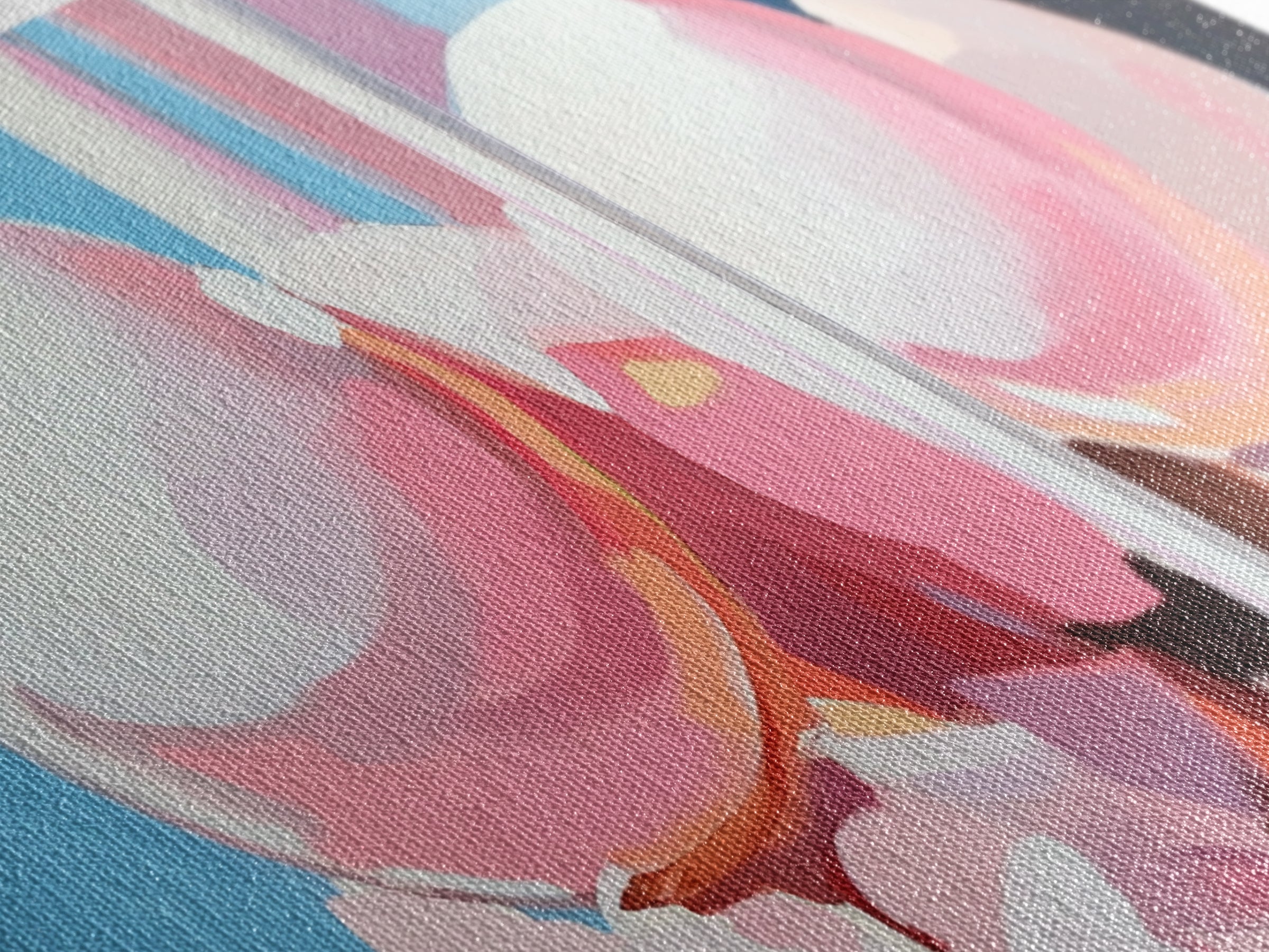 Abstract Sphere Art, Modern Pastel Aesthetic, Surreal Reflection Painting, Dreamy Minimalist Home Decor, Unique Wall Art, Canvas Print