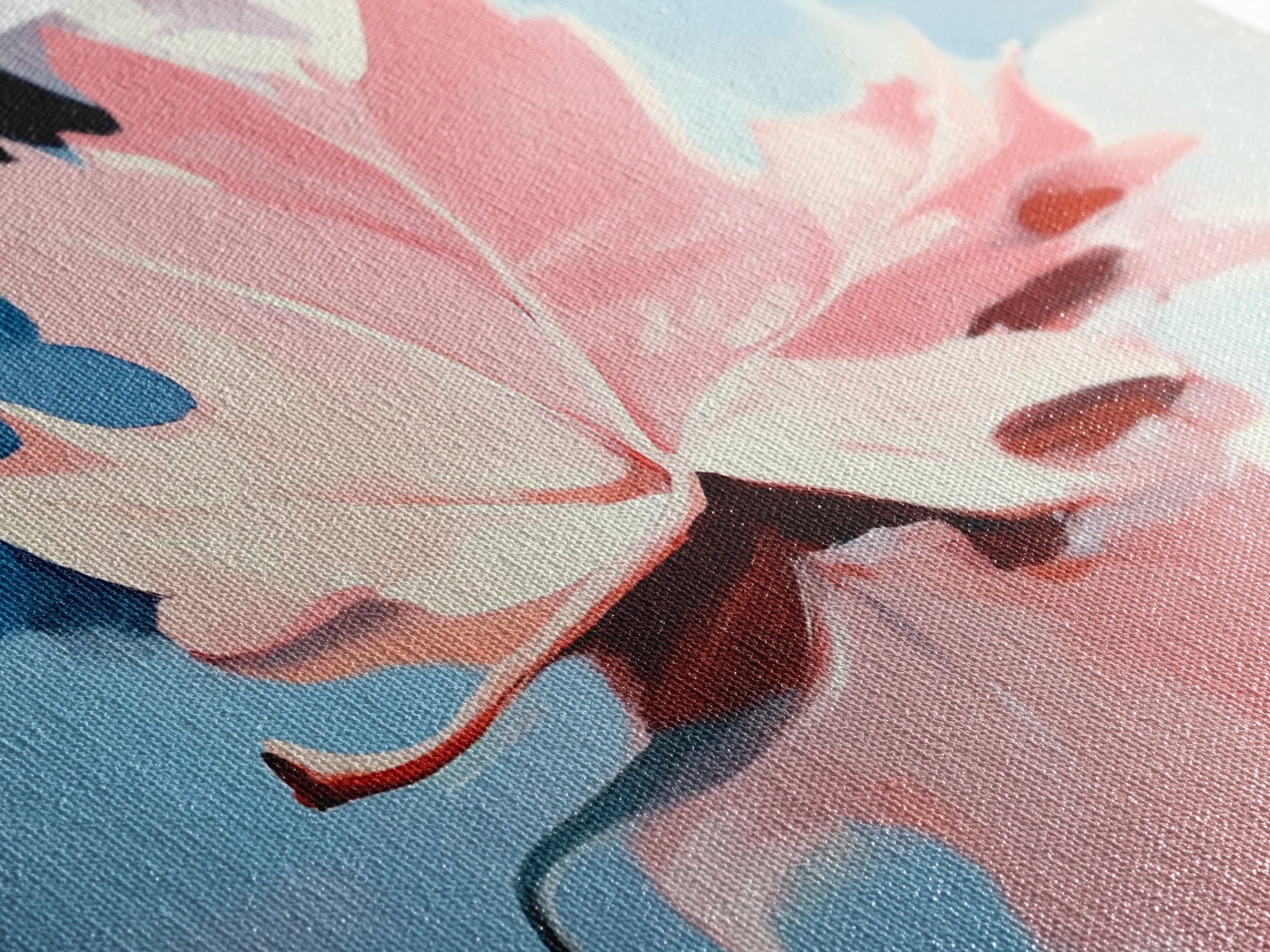 Autumn Leaf, Nature Reflection, Fall Inspired Art, Framed Canvas Print, Cozy Seasonal Wall Decor, Warm Toned Home Aesthetic