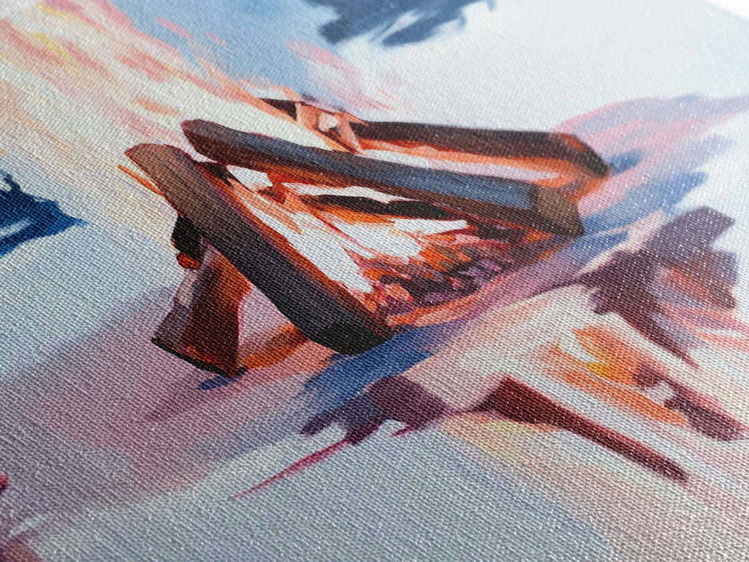 Cozy Bonfire, Fire Reflection, Campfire Glow, Autumn Night, Framed Canvas Print, Cabin Wall Art, Rustic Decor, Warm Atmosphere, Fall Art