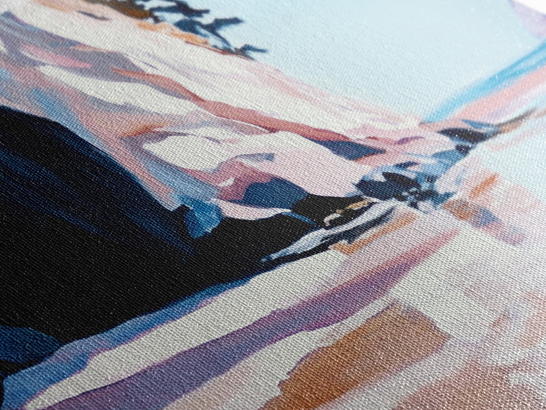 Coastal Cliffside, Ocean View Art, Seaside Landscape, Beach Getaway, Modern Coastal Decor, Nature Scene, Canvas Print, Living Room