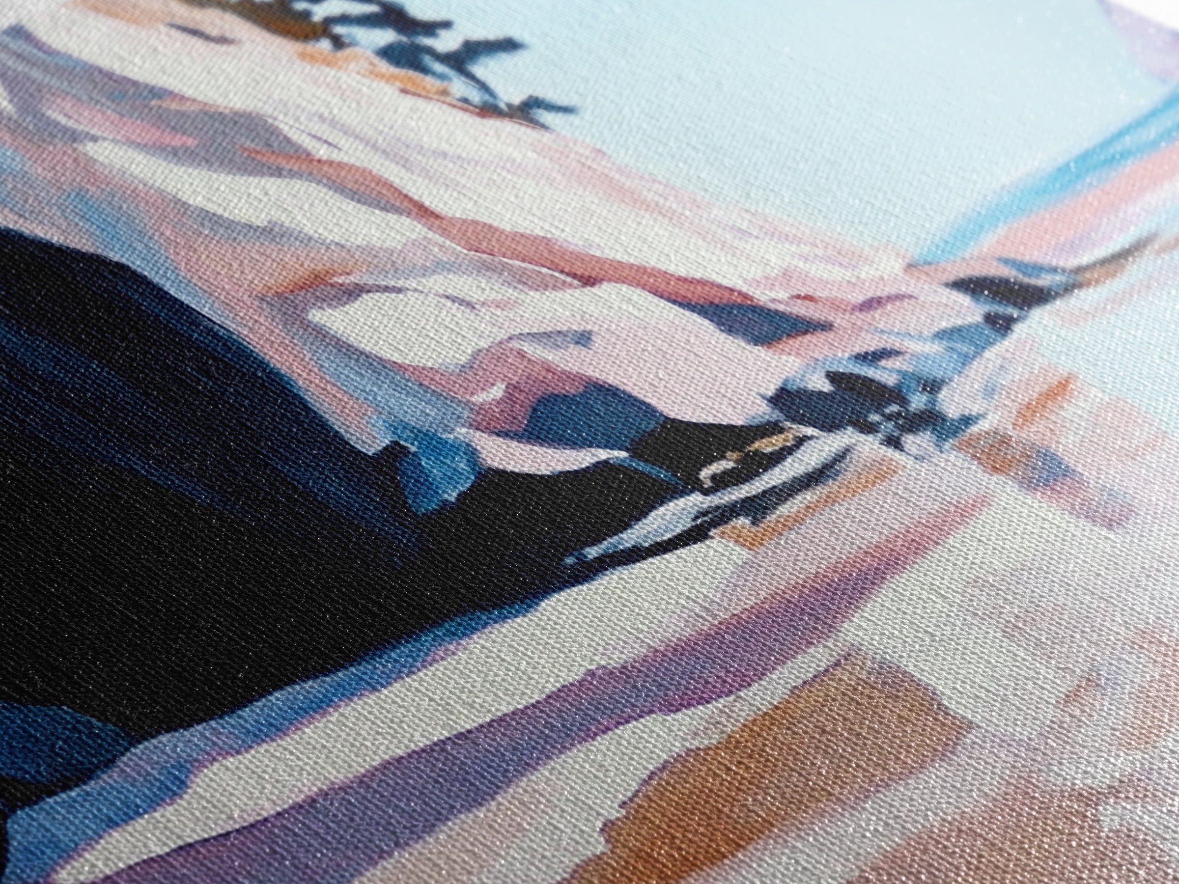 Coastal Cliffside, Ocean View Art, Seaside Landscape, Beach Getaway, Modern Coastal Decor, Nature Scene, Canvas Print, Living Room