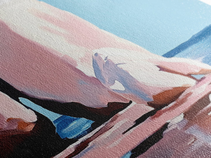 Archway Rocks, Coastal Beauty, Canvas Print, Minimalist Seascape, Natural Landscape, Large Wall Art, Ocean Home Decor, Living Room