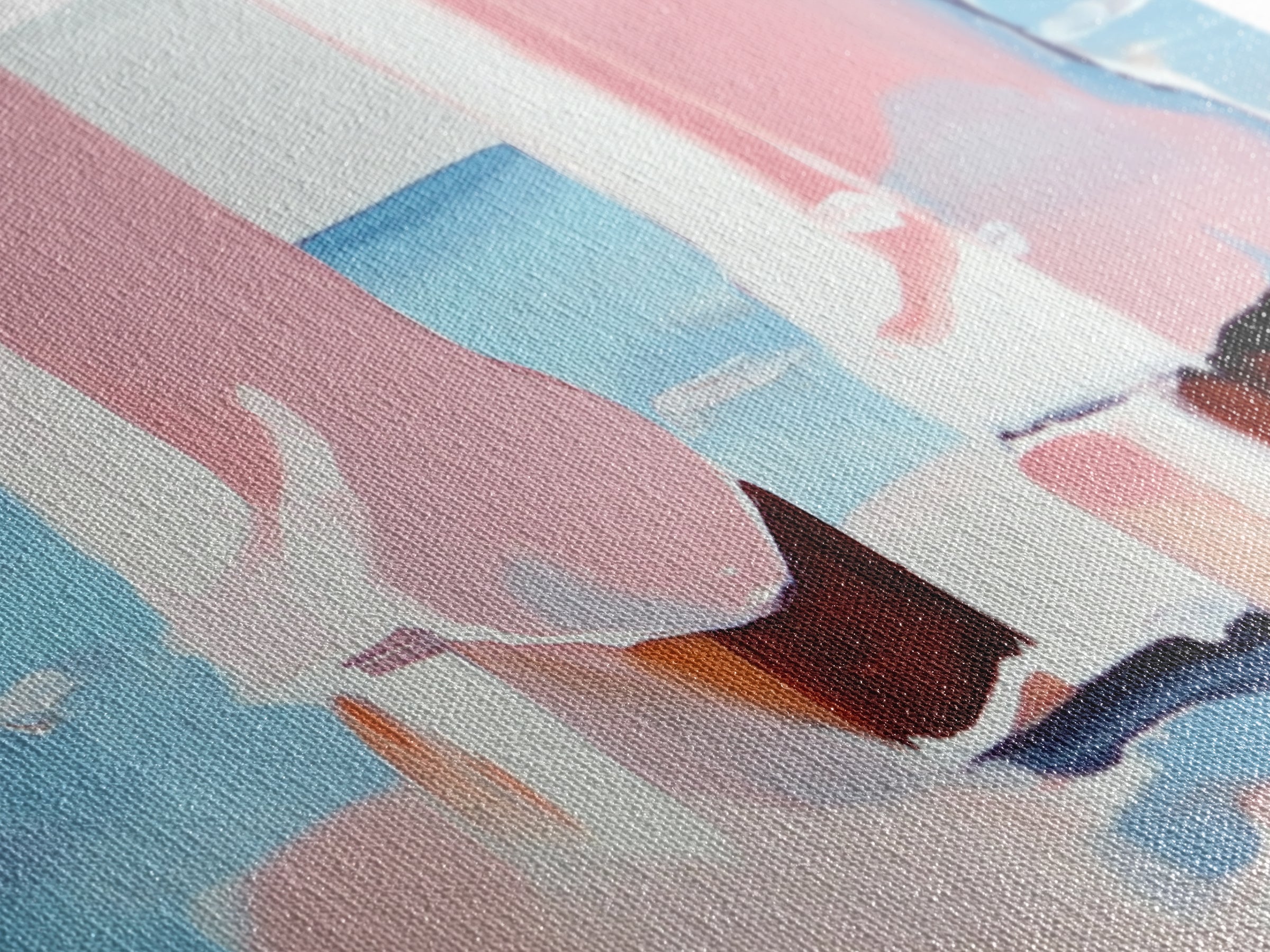 Coastal Pier, Beachside Serenity, Nautical Theme, Ocean Blue Artwork, Minimalist Coastal Art, Tranquil Scene, Canvas Print, Entryway