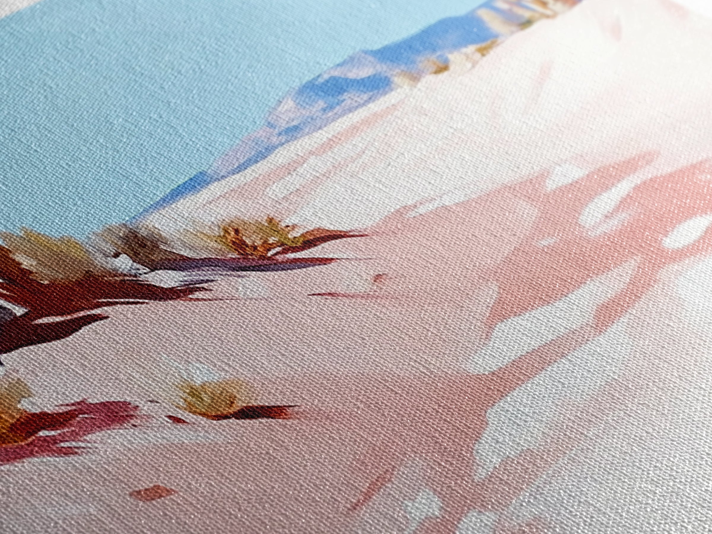 Desert Path, Serene Landscape, Southwest Art, Minimalist Nature Print, Living Room Wall Art, Earthy Aesthetic, Canvas Print, Home Decor