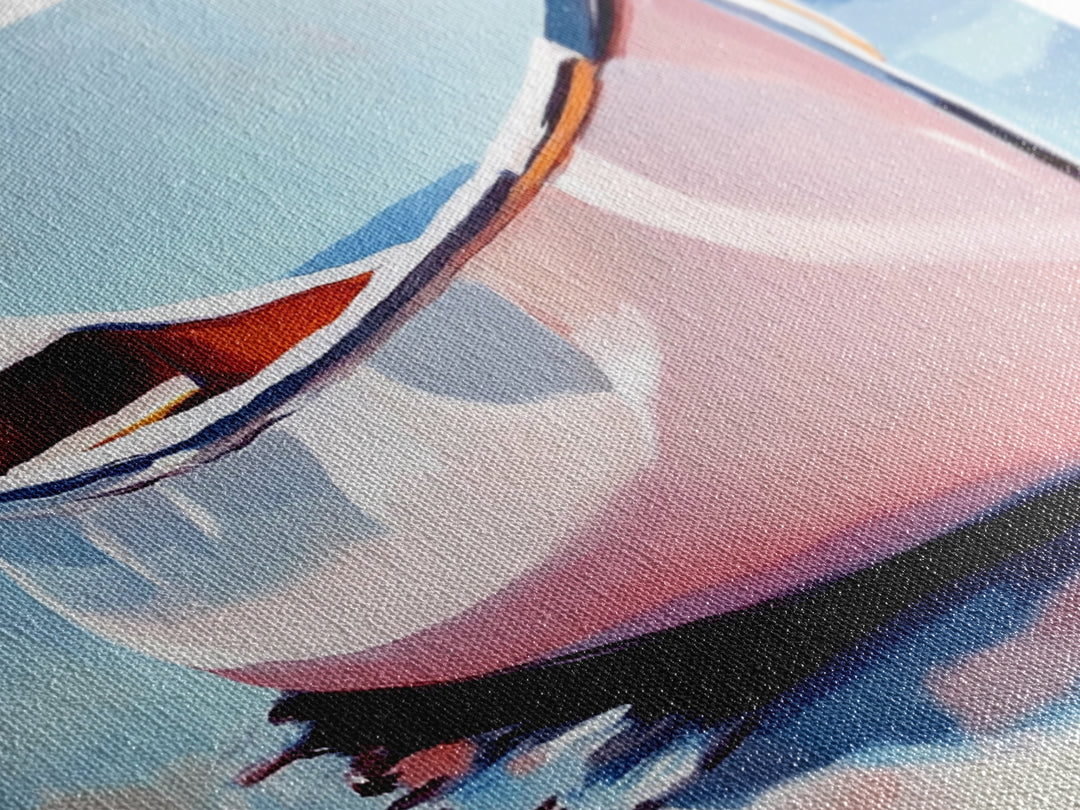 Canoe, Calm Waters, Minimalist Wall Art, Boho Adventure Decor, Nature Inspired Artwork, Lake House Aesthetic, Framed Canvas Print