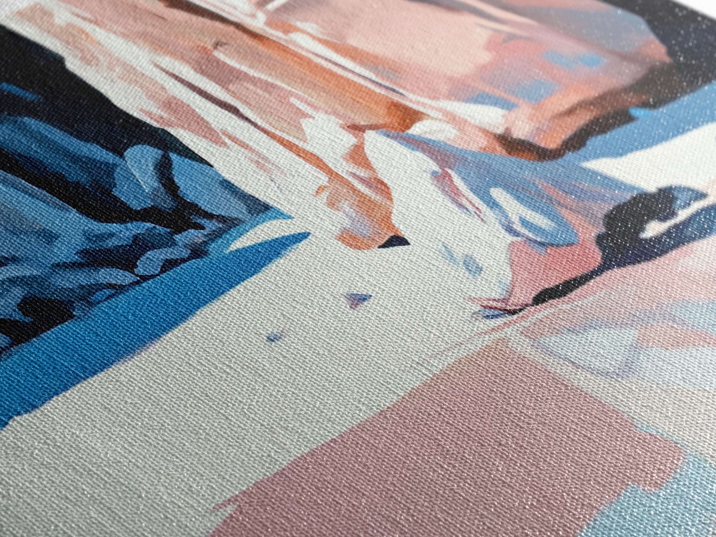 Canyon Reflection, Nature Wall Art, Modern Landscape Art, Neutral Earth Tones, Boho Aesthetic, Framed Canvas Print, Living Room Decor