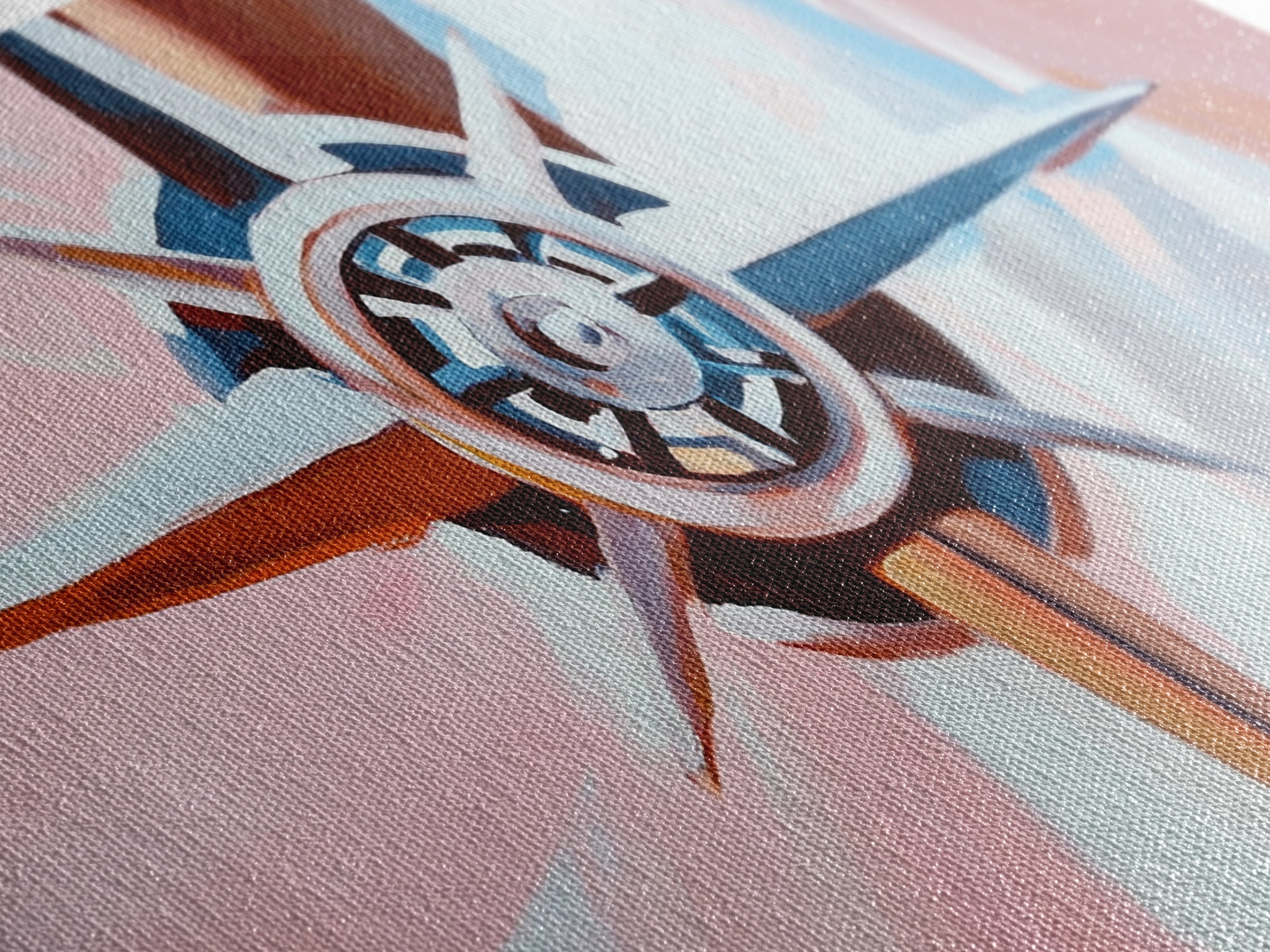 Compass Rose, Nautical Art, Pink Tones, Maritime Decor, Framed Canvas Print, Coastal Home Art, Boho Wall Art, Office Wall Decor