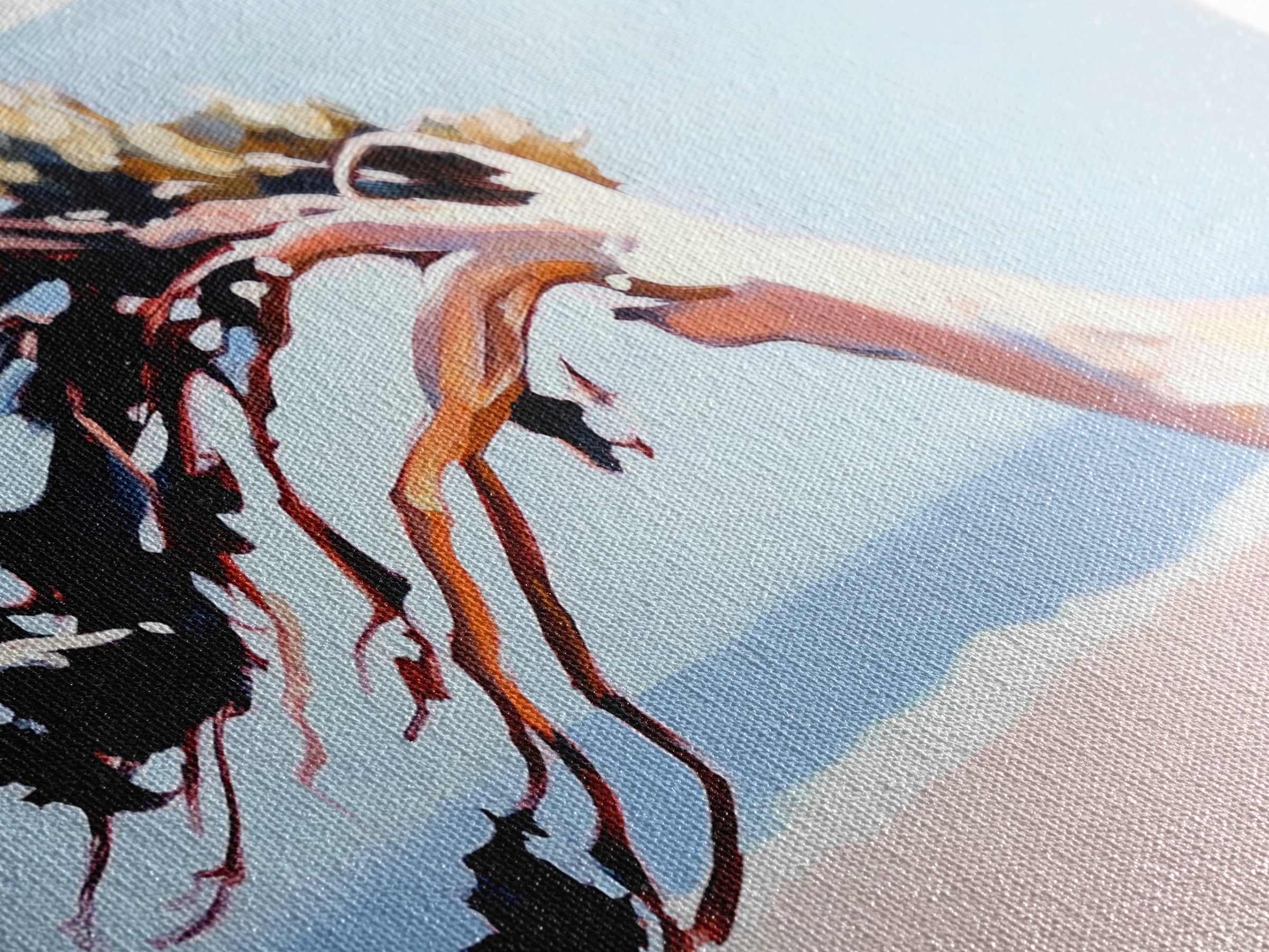 Coastal Tree, Windy Beach, Ocean Breeze, Framed Canvas Print, Minimalist Art, Coastal Wall Art, Living Room Wall Art, Beach House Decor