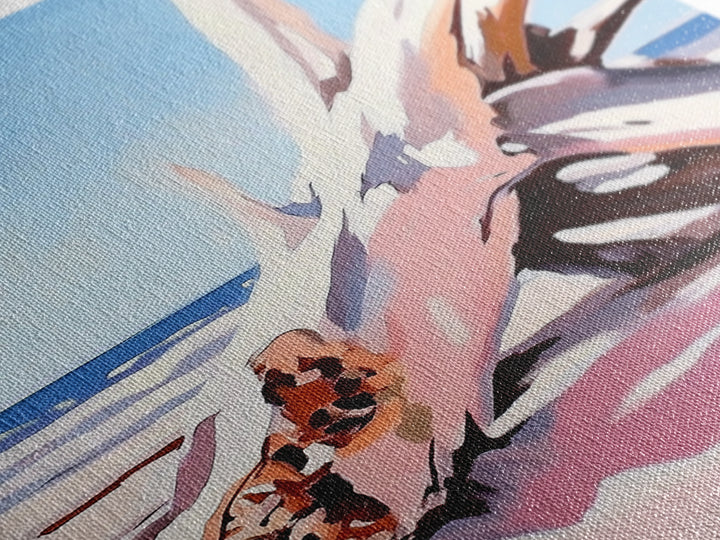 Driftwood Art, Coastal Scene, Beach Sunset, Rustic Ocean Decor, Bohemian Style, Canvas Print, Living Room Wall Art, Nautical Home Decor