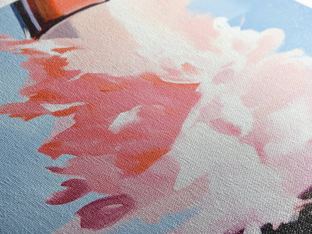 Cosmic Blast, Space Art, Sci-Fi Painting, Framed Canvas Print, Futuristic Wall Art, Modern Home Decor, Space Exploration Artwork