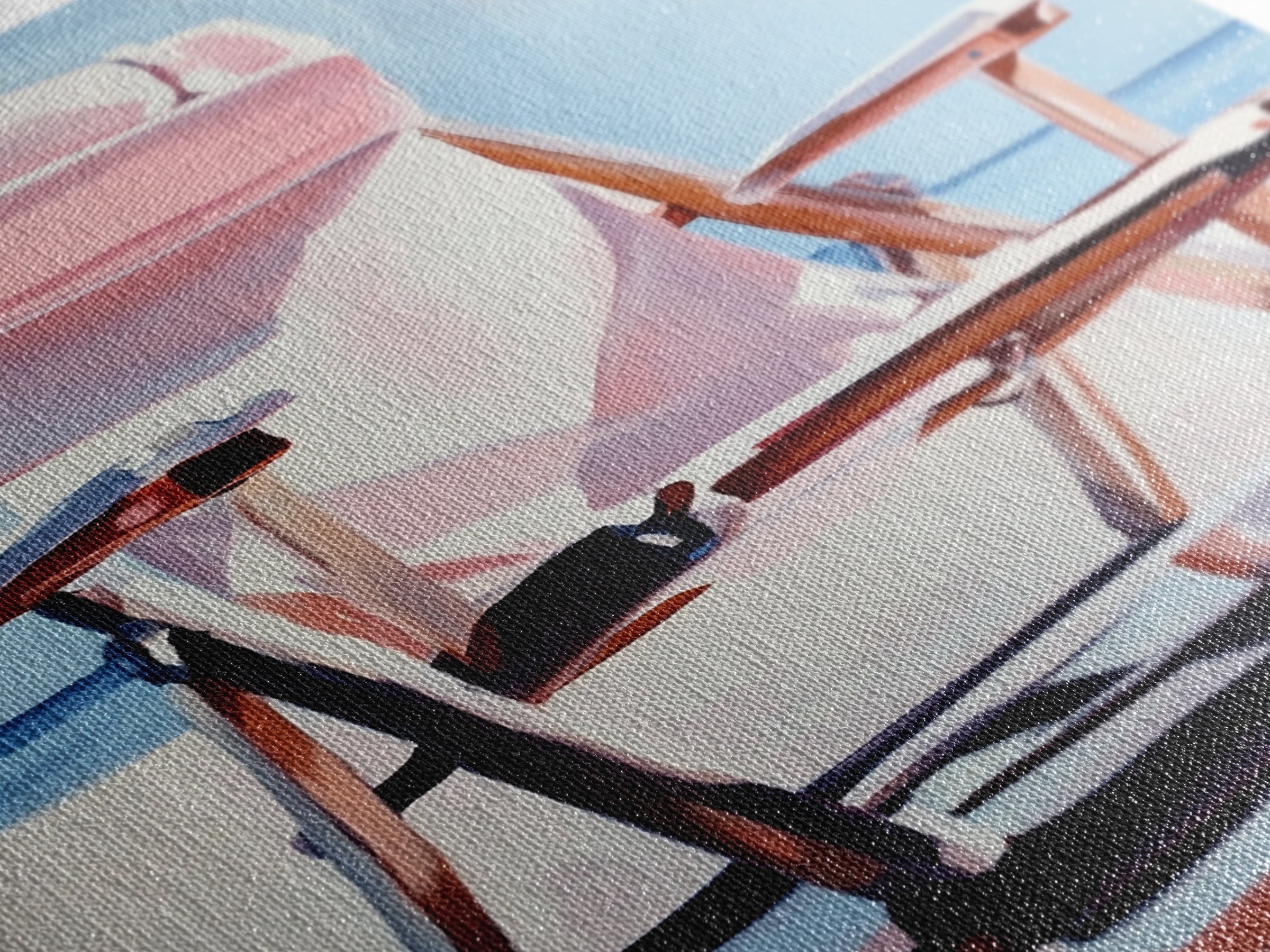 Beach Chair, Relaxing Art, Seaside Escape, Summer Vibes, Canvas Print, Coastal Home Decor, Boho Aesthetic, Minimalist Beach Scene