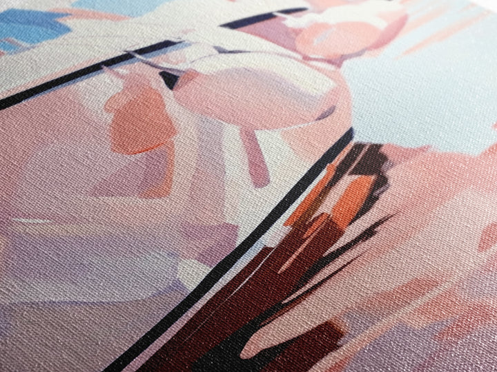 Coastal, Boat, Reflection, Nautical, Framed Canvas Print, Modern Wall Art, Minimalist Decor, Ocean Wall Art, Living Room Artwork, Beach Aesthetic