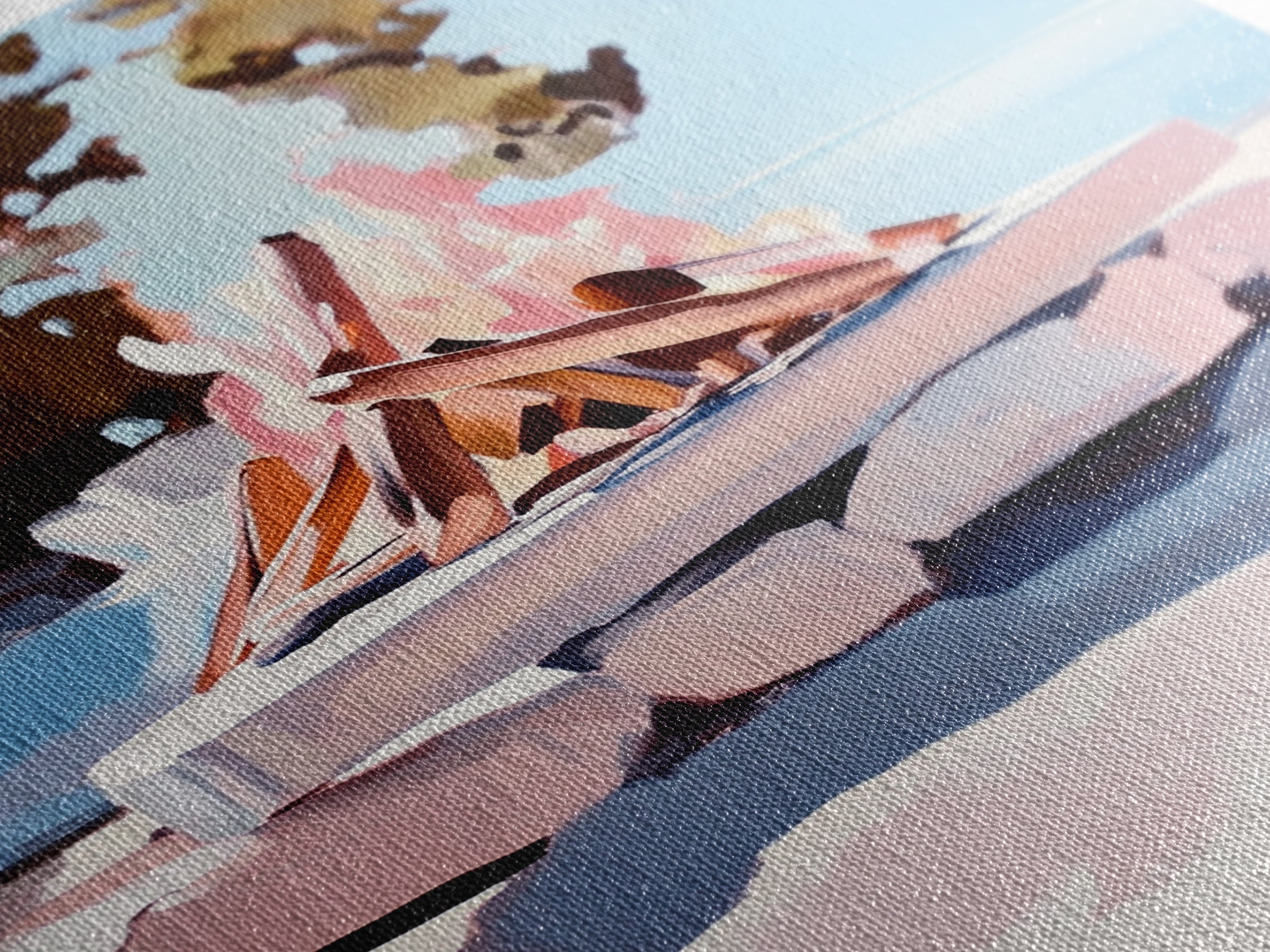 Campfire, Outdoor Retreat, Cozy Night, Framed Canvas Print, Cabin Decor, Rustic Wall Art, Autumn Home Art, Lodge Painting