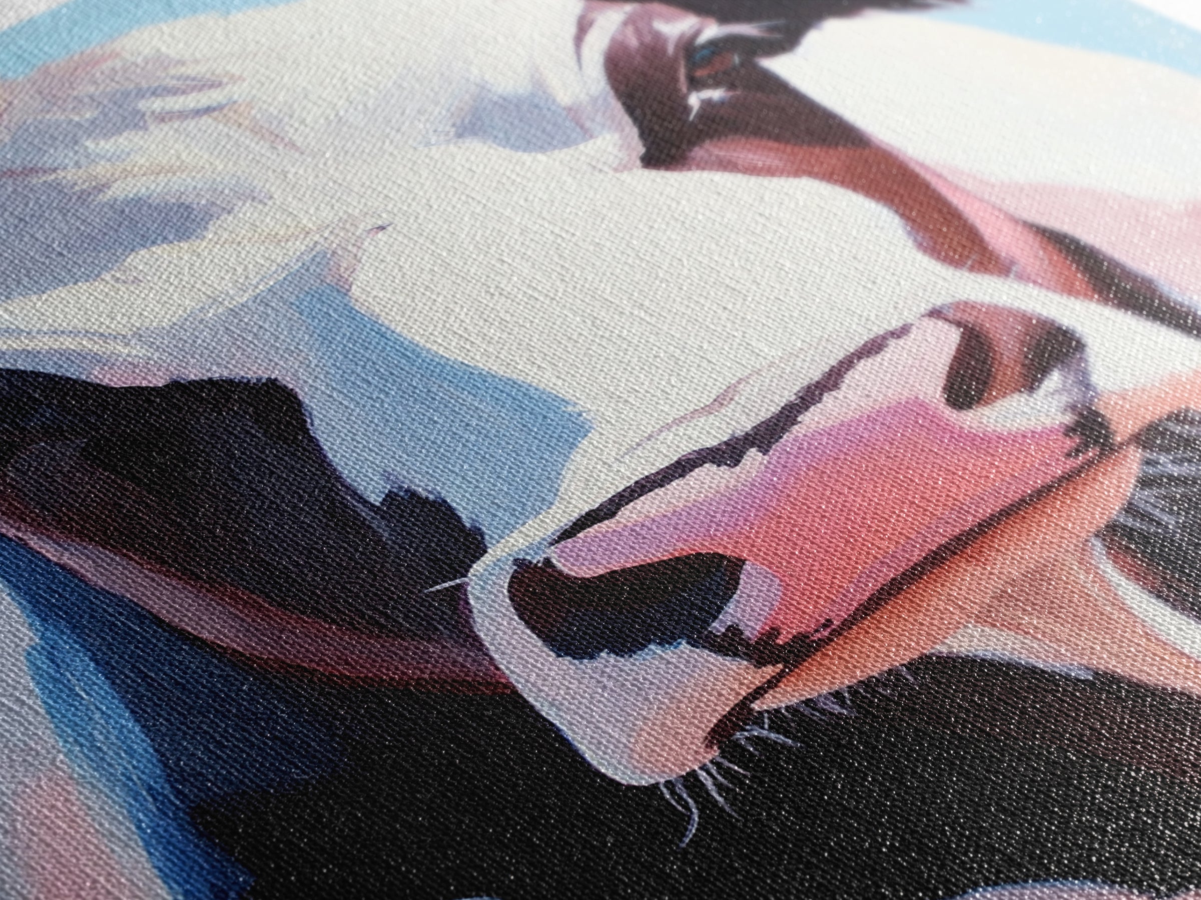 Cow Portrait, Farmhouse Animal Art, Rustic Wall Decor, Country Home Aesthetic, Modern Barn Decor, Canvas Print, Kitchen Wall Art