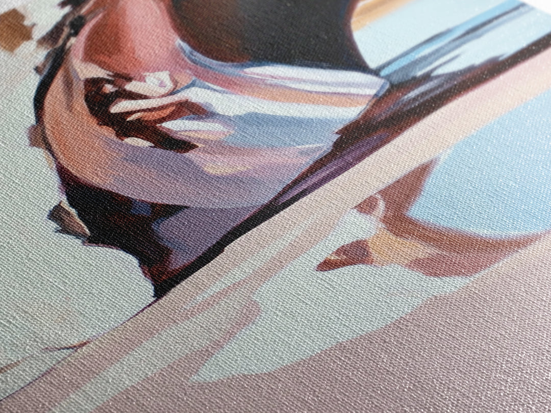 Desert Arch, Dreamy Reflection, Surreal Landscape, Boho Wall Art, Nature Inspired, Earthy Decor, Framed Canvas Print, Bedroom