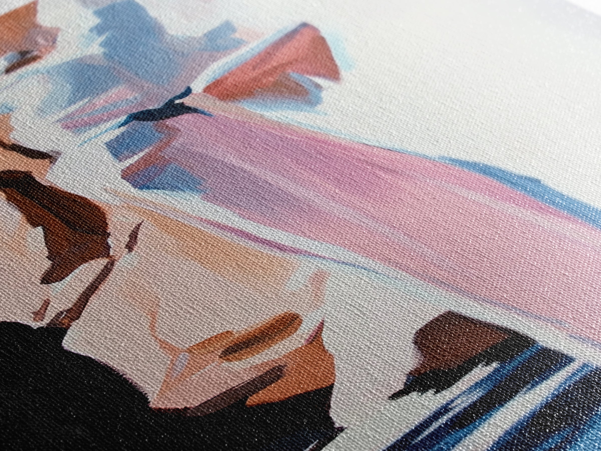 Canyon Serenity, Earthy Landscape, Nature Inspired Art, Warm Neutral Tones, Rustic Minimalist Style, Framed Canvas Print