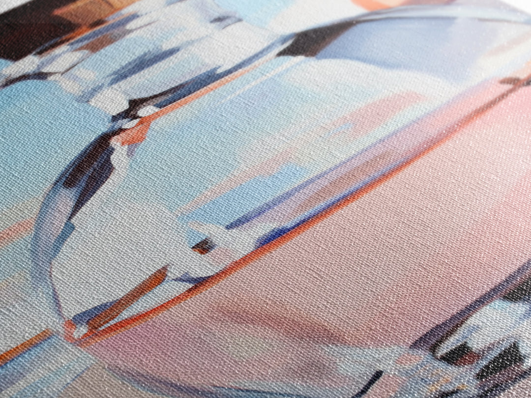 Abstract Bottle, Pink Aesthetic, Modern Kitchen Wall Art, Contemporary Bar Decor, Minimalist Still Life, Framed Canvas Print