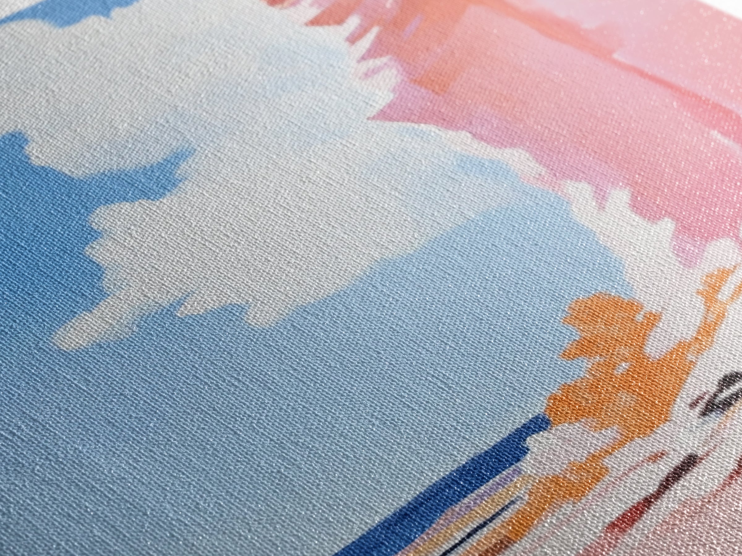 Canyon Landscape, Desert Wall Art, Warm Earth Tone Painting, Western Home Decor, Framed Canvas Print, Modern Rustic Wall Art