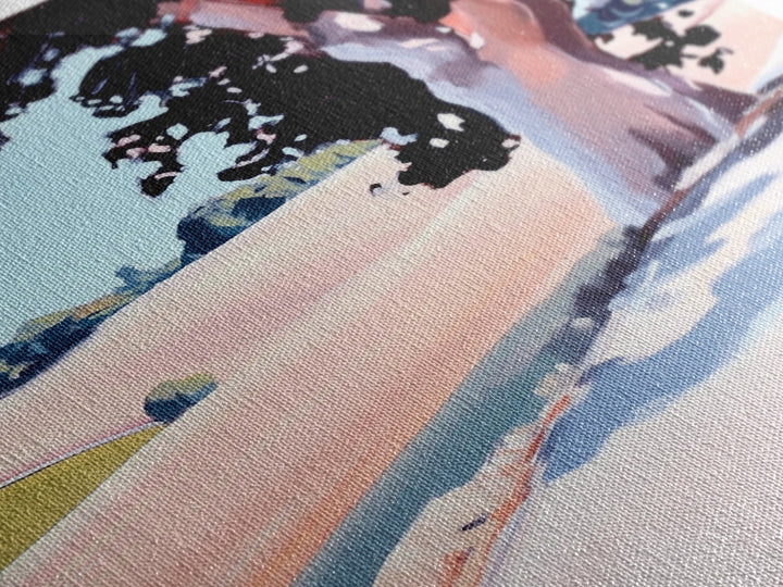 Rolling Hills, Tranquil Landscape, Country Scene, Framed Canvas Print, Rustic Farmhouse Decor, Nature Wall Art, Cozy Living Room Artwork