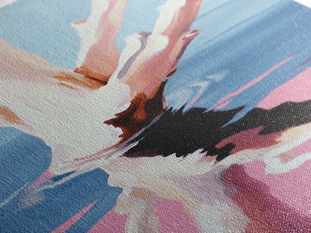 Abstract, Ocean Reflection, Coastal Art, Canvas Print, Modern Beach Wall Art, Minimalist Decor, Water Painting, Living Room Wall Art