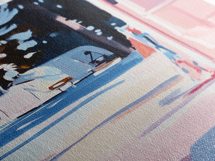 Camper Life, Forest Retreat, Cozy Camping, Canvas Print, Outdoor Adventure, RV Decor, Travel Lover Art, Scenic Nature Painting