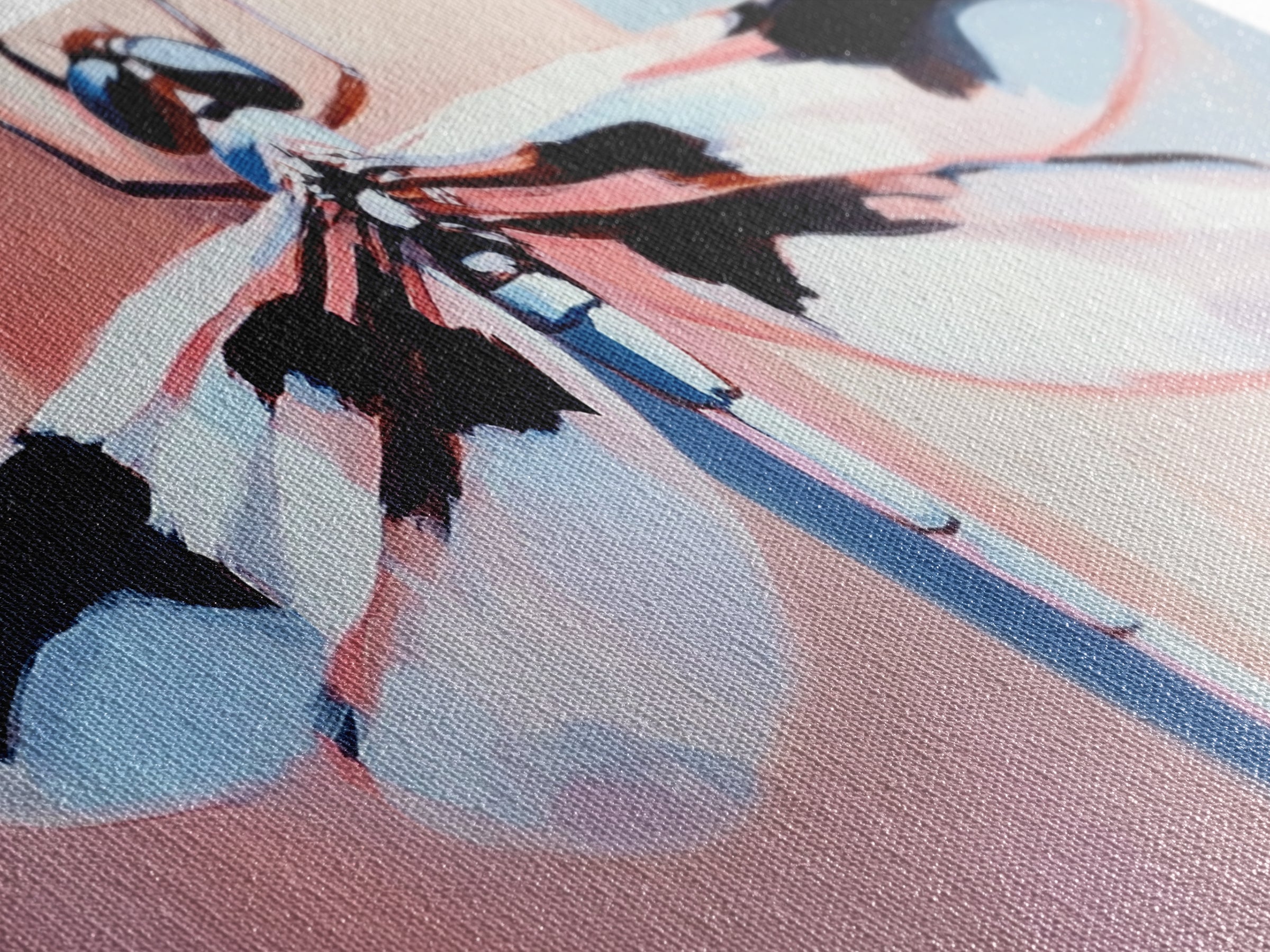 Dragonfly, Framed Canvas Print, Nature Wall Art, Pastel Aesthetic, Boho Artwork, Elegant Home Decor, Insect Painting, Minimalist Art