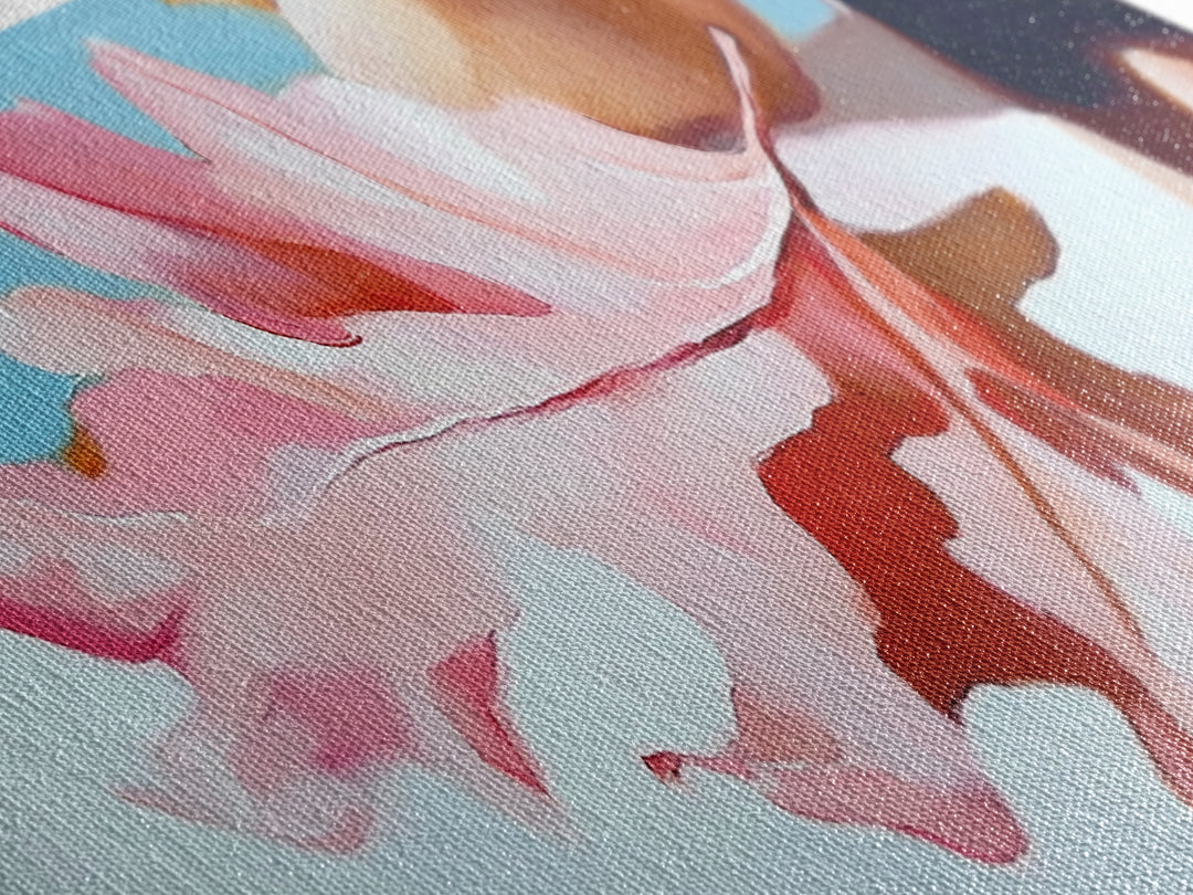 Autumn Leaf, Feminine Hand, Fall Tones, Framed Canvas Print, Cozy Wall Art, Minimalist Fall Decor, Neutral Aesthetic, Boho Art