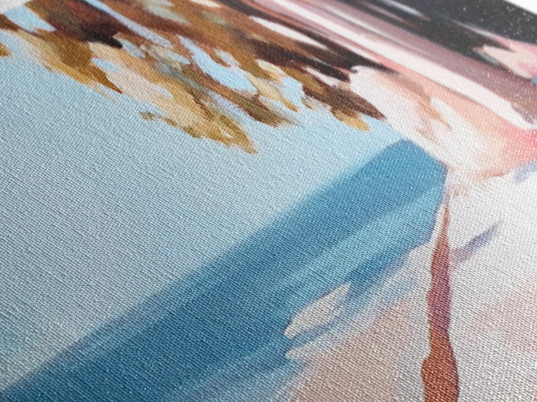 Beach Horizon, Coastal Escape, Tranquil Ocean Art, Seaside Aesthetic, Relaxing Home Decor, Bohemian Summer Vibes, Canvas Print