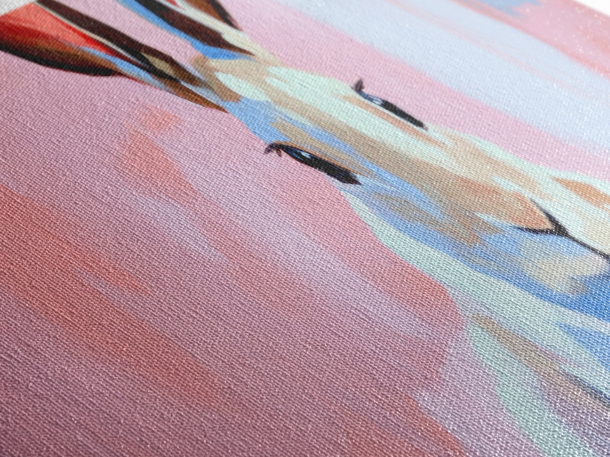 Bunny Portrait, Cute Animal Art, Soft Pastel Aesthetic, Whimsical Home Decor, Nursery Design, Easter Wall Decor, Framed Canvas Print