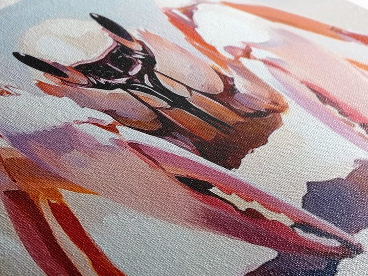 Crab Art, Beach Wall Art, Coastal Decor, Nautical Painting, Ocean Animal Print, Pastel Tones, Living Room Art, Canvas Print