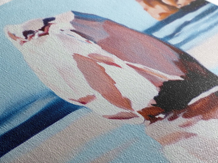 Beach Rock, Coastal Scene, Serene Landscape, Framed Canvas Print, Minimalist Wall Art, Modern Decor, Ocean Wall Art, Office Art