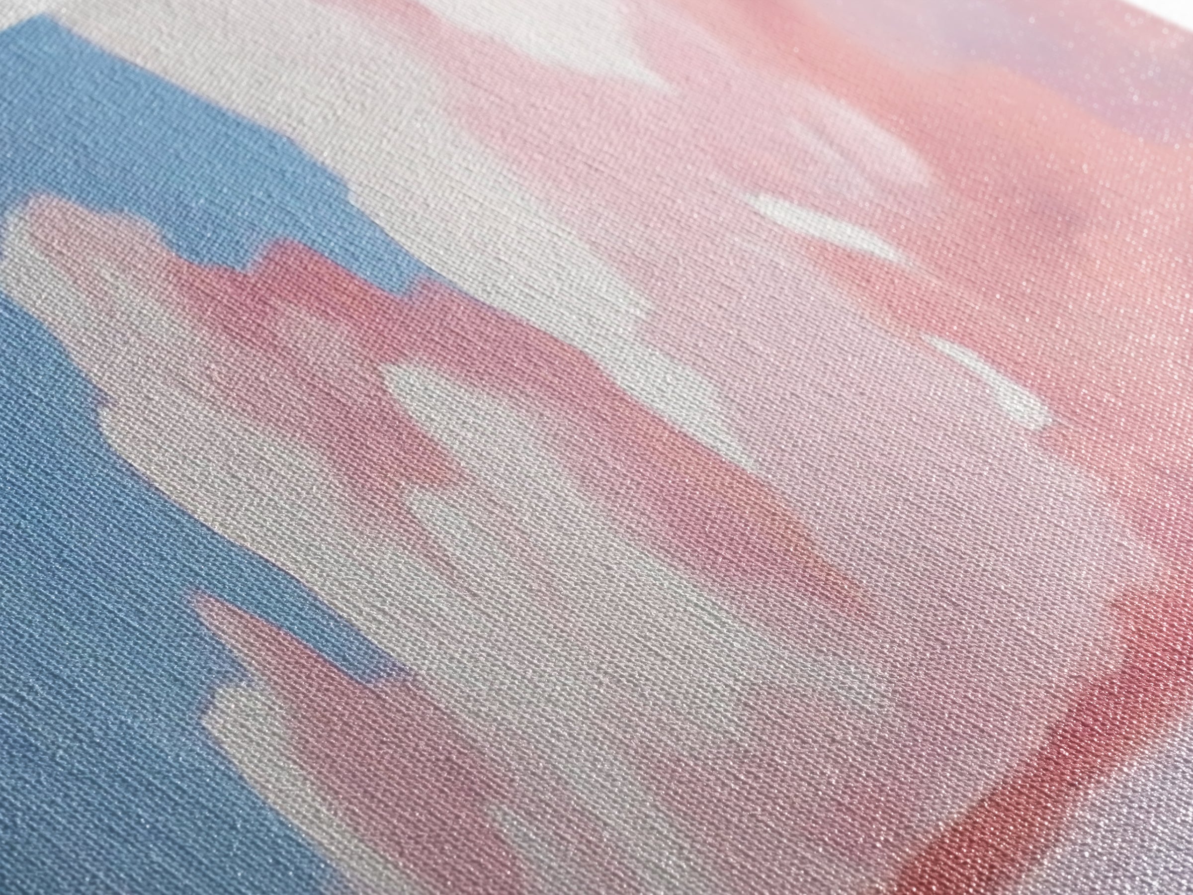 Blush Clouds, Sky Painting, Soft Aesthetic, Framed Canvas Print, Modern Landscape, Living Room Wall Art, Minimalist Abstract Art