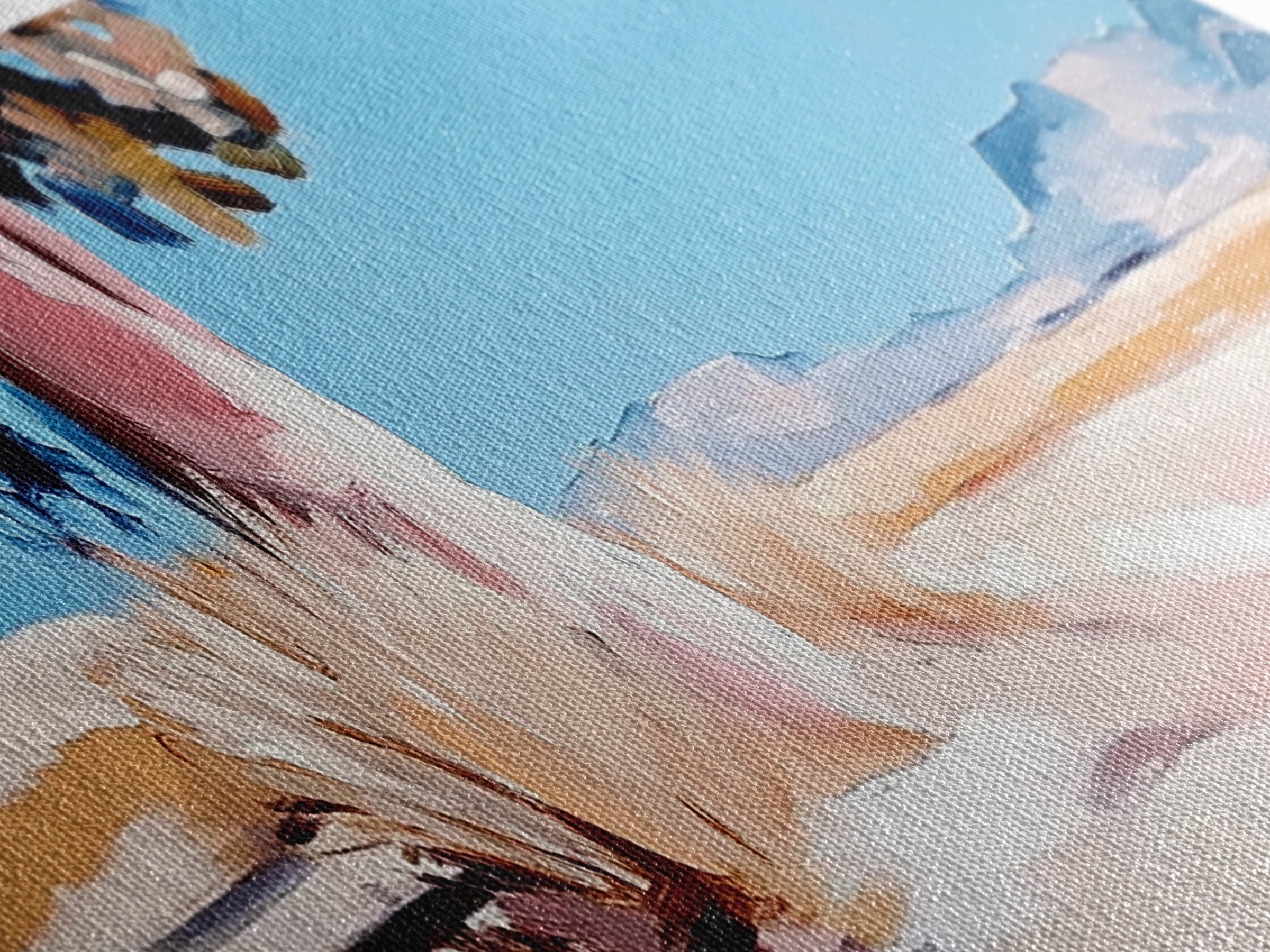 Desert Tree, Sunset Landscape, Southwest Art, Modern Wall Decor, Canvas Print, Minimalist Art, Living Room Wall Art, Rustic Decor