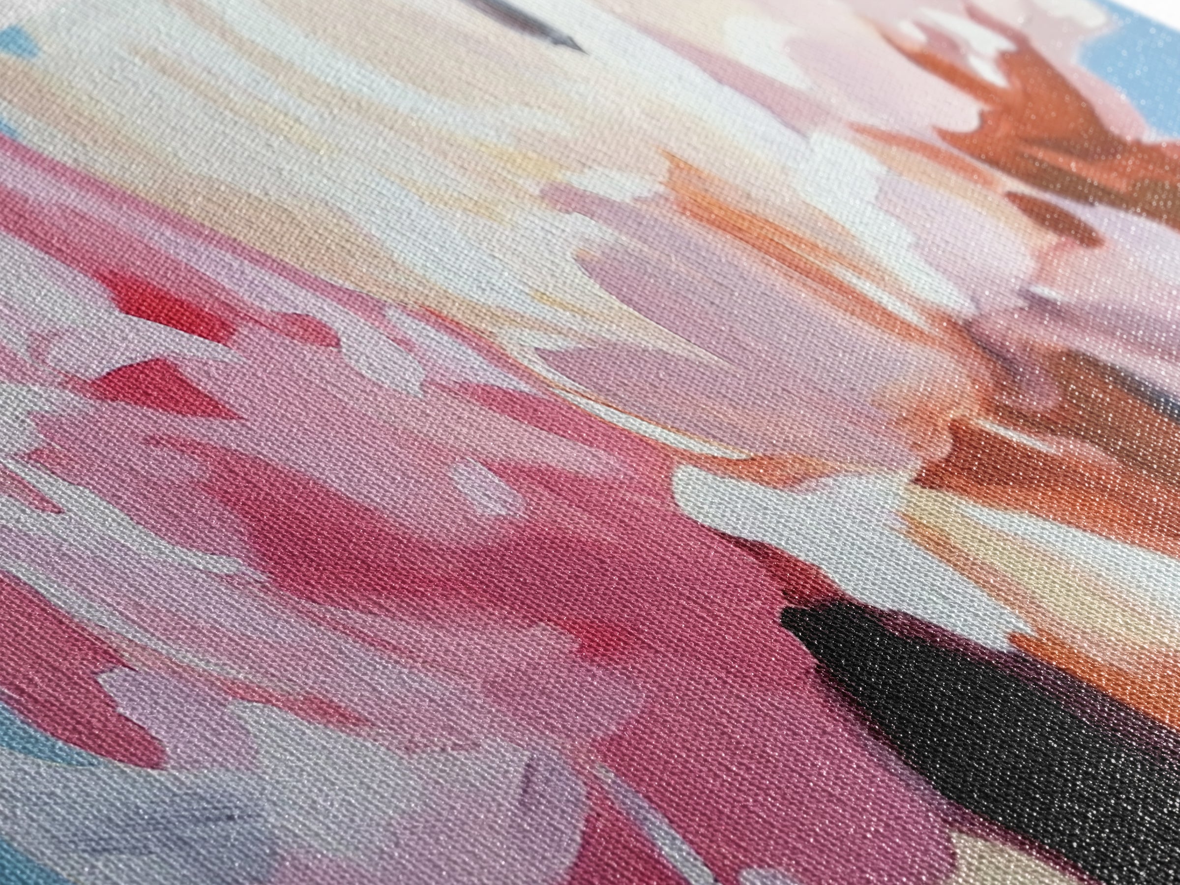 Blooming Peonies, Soft Floral Art, Pastel Wall Decor, Framed Canvas Print, Romantic Aesthetic, Bedroom Wall Art, Feminine Style