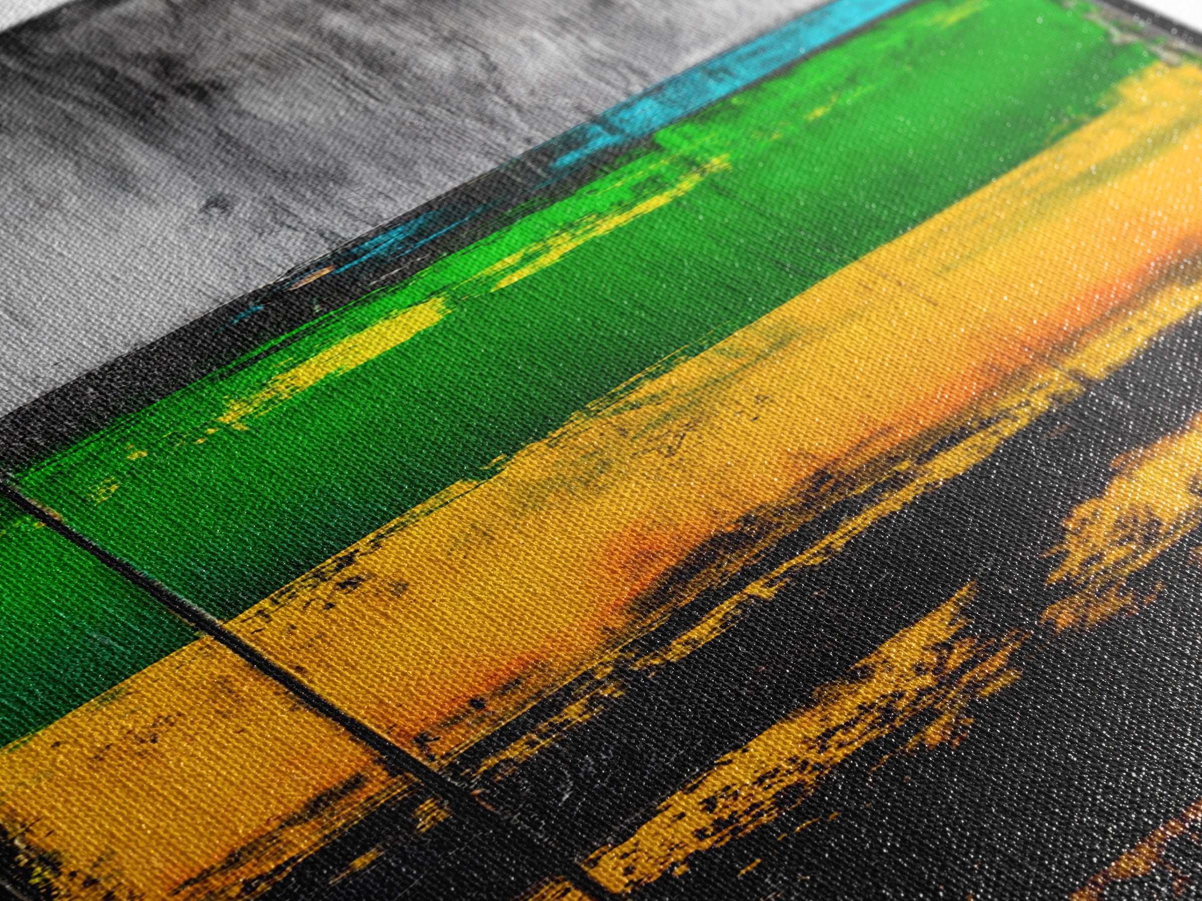 Rustic Abstract, Distressed Wood Texture Painting, Modern Farmhouse Wall Art, Framed Canvas Print, Industrial Decor, Neutral Artwork