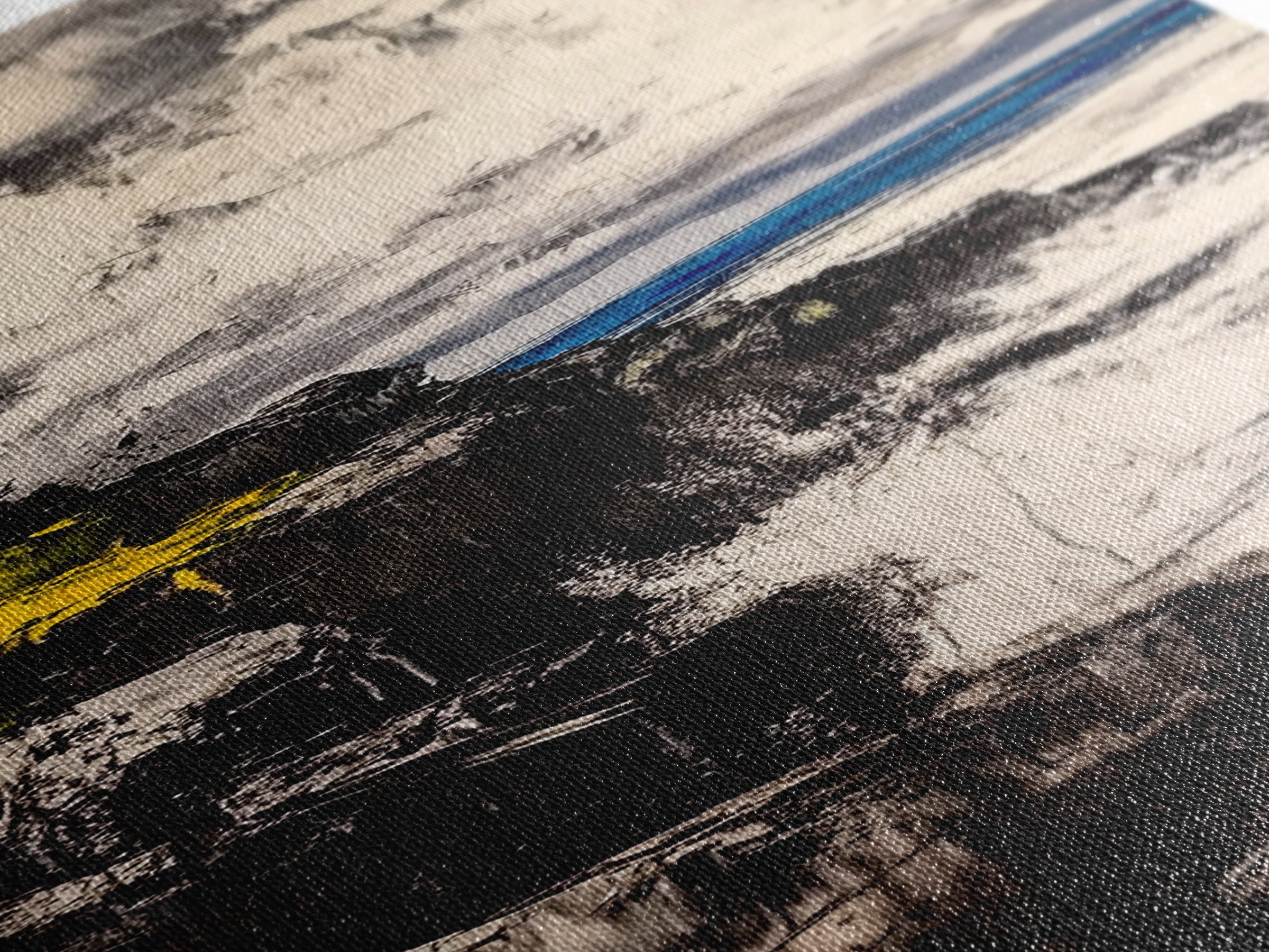 Coastal Cliff, Ocean Waves, Moody Seascape, Nautical Wall Art, Canvas Print, Beach House Decor, Modern Landscape, Living Room Art